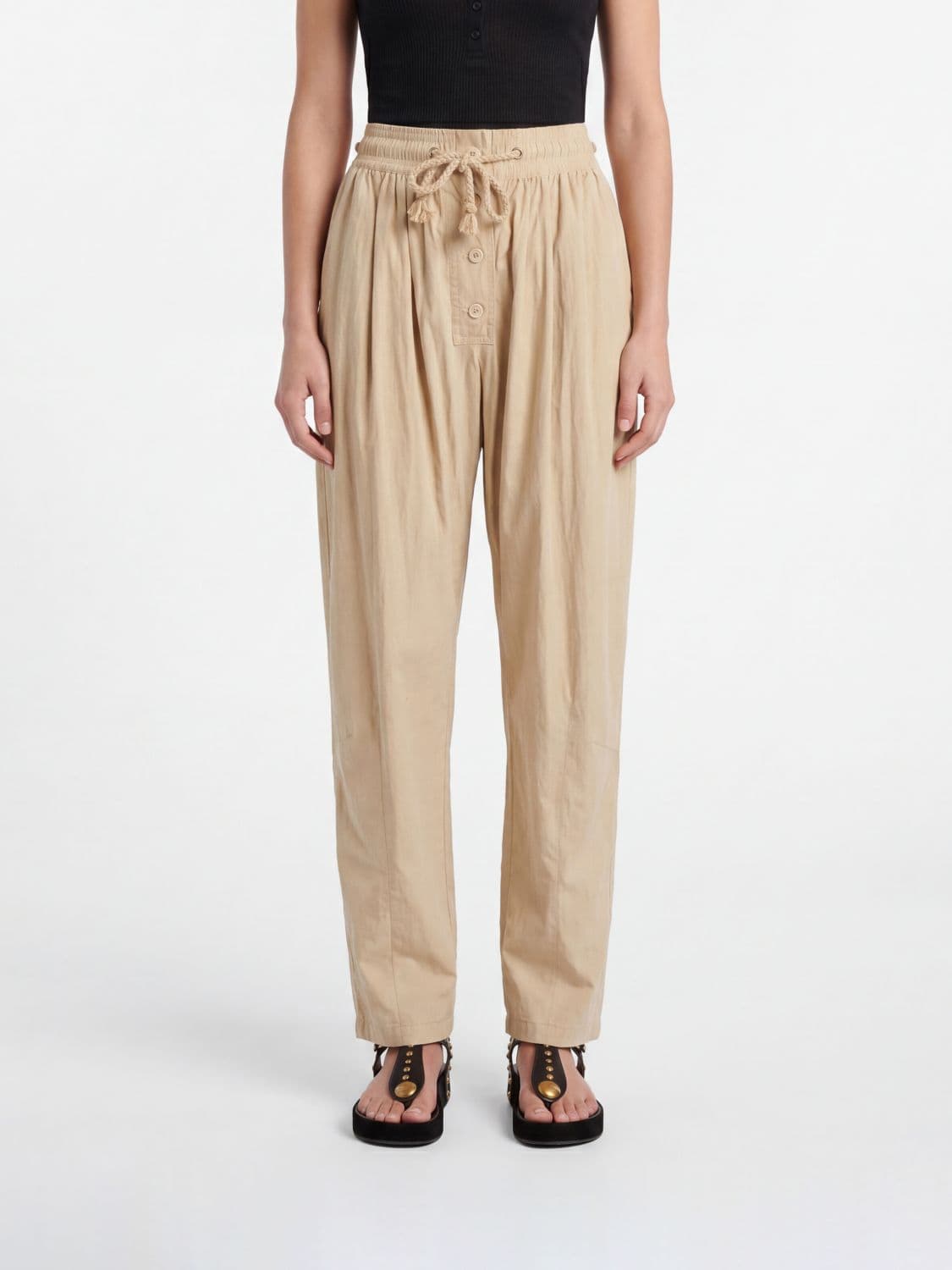 Isabel Marant Fabric Slim Fit Trousers
