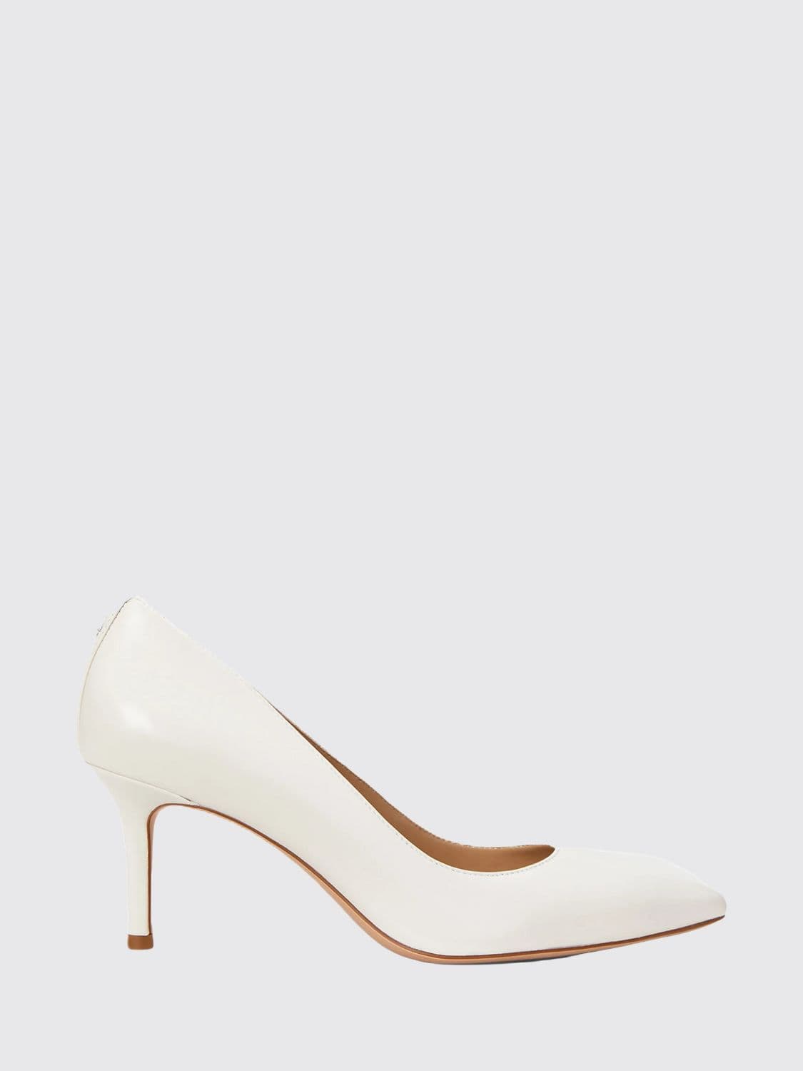 Lauren Ralph Lauren Smooth Leather Pumps with Stiletto Heel and Almond Toe · 41