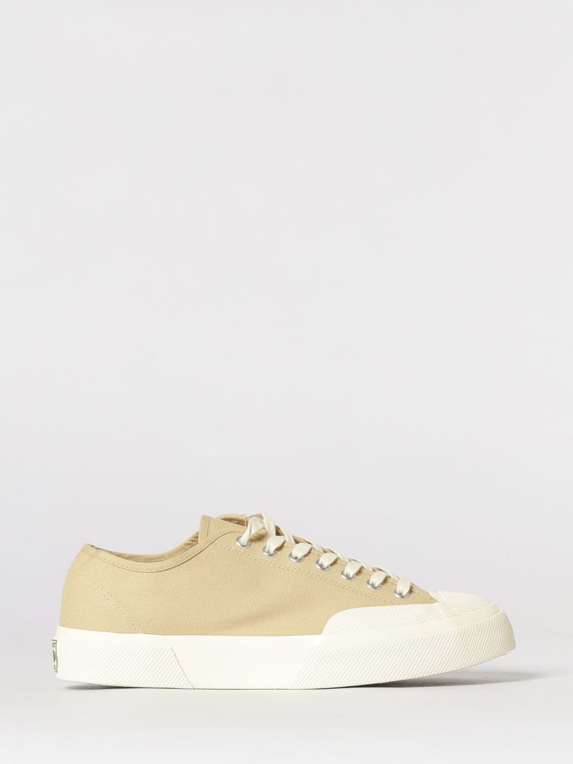 Superga 2432 Works Cotton Sneakers with Rubber Toe Cap and Sole