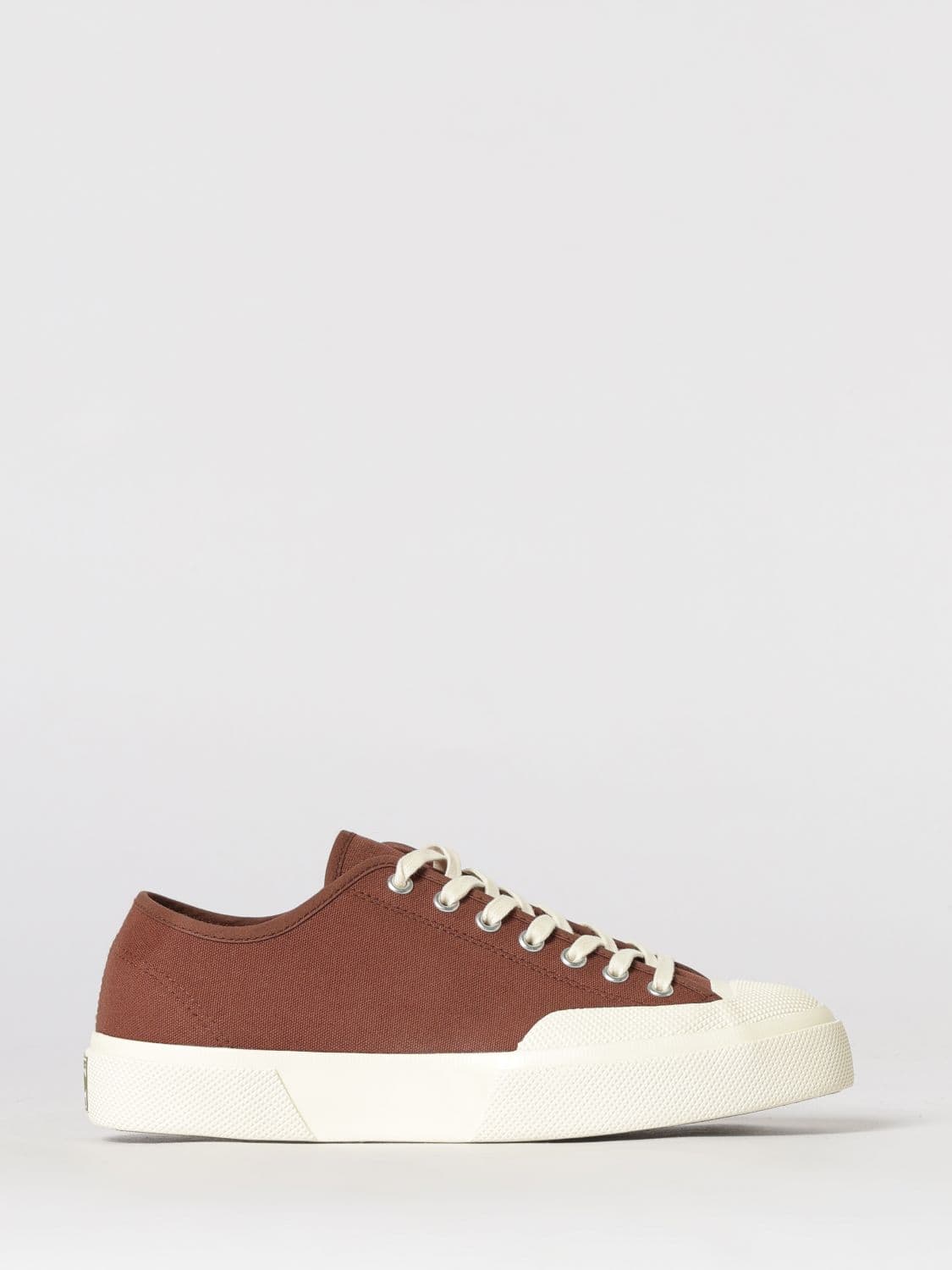 Superga 2432 Works Cotton Sneakers with Rubber Toe Cap and Sole