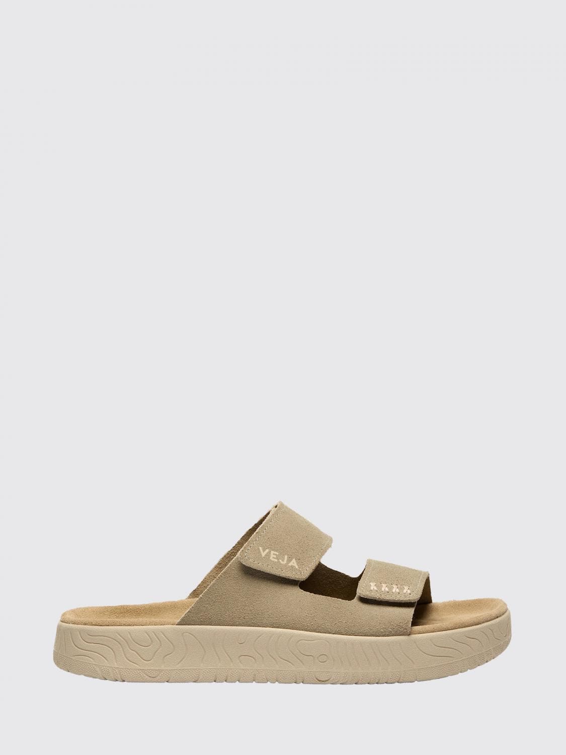 Veja Etna Suede Sandals with Hook-and-Loop Fastening