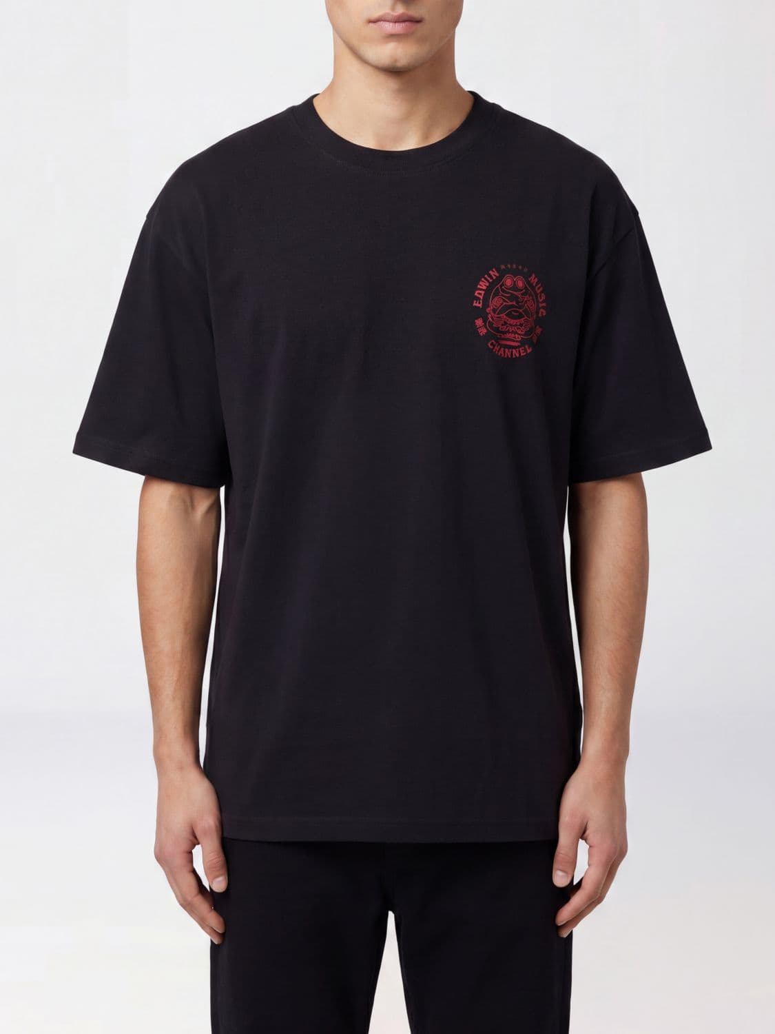 Edwin Printed Cotton T-shirt