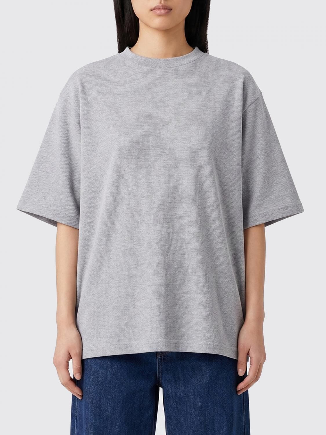 The Frankie Shop Relaxed Fit Cotton Crewneck T-Shirt · XS
