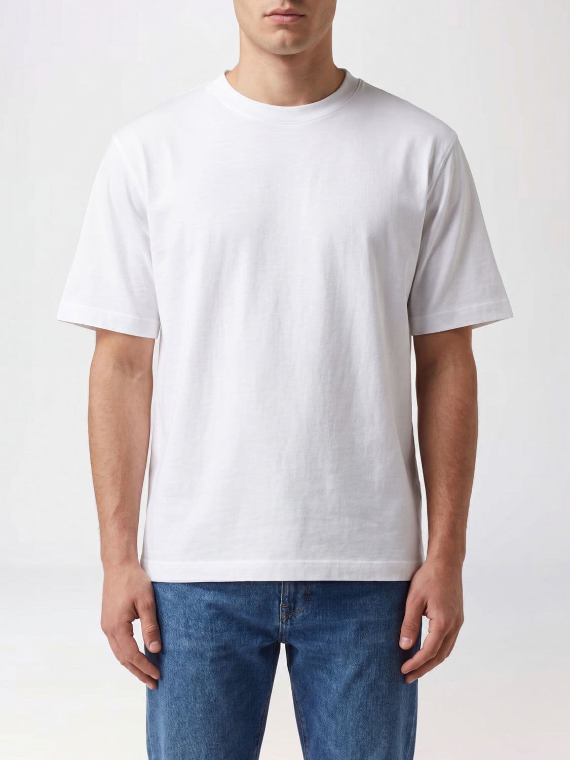Circolo 1901 Short-Sleeved Stretch Cotton Jersey Crewneck T-Shirt