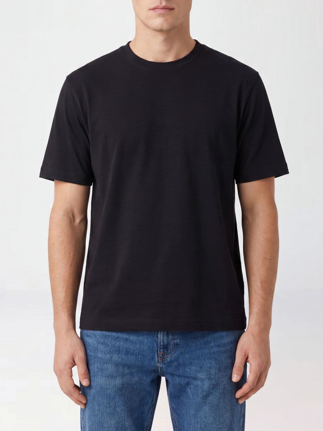 Circolo 1901 Short-Sleeved Stretch Cotton Jersey Crewneck T-Shirt