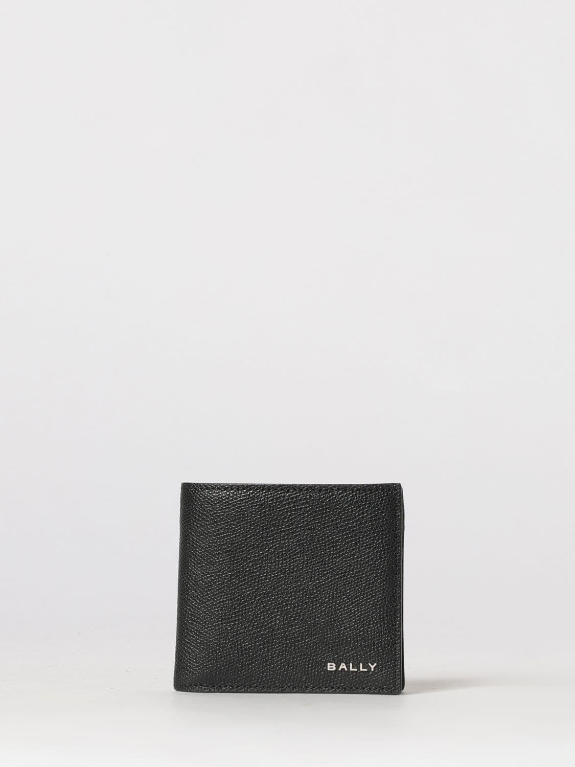 Bally Grained Leather Wallet with Coin Pocket and Credit Card Slots · OS