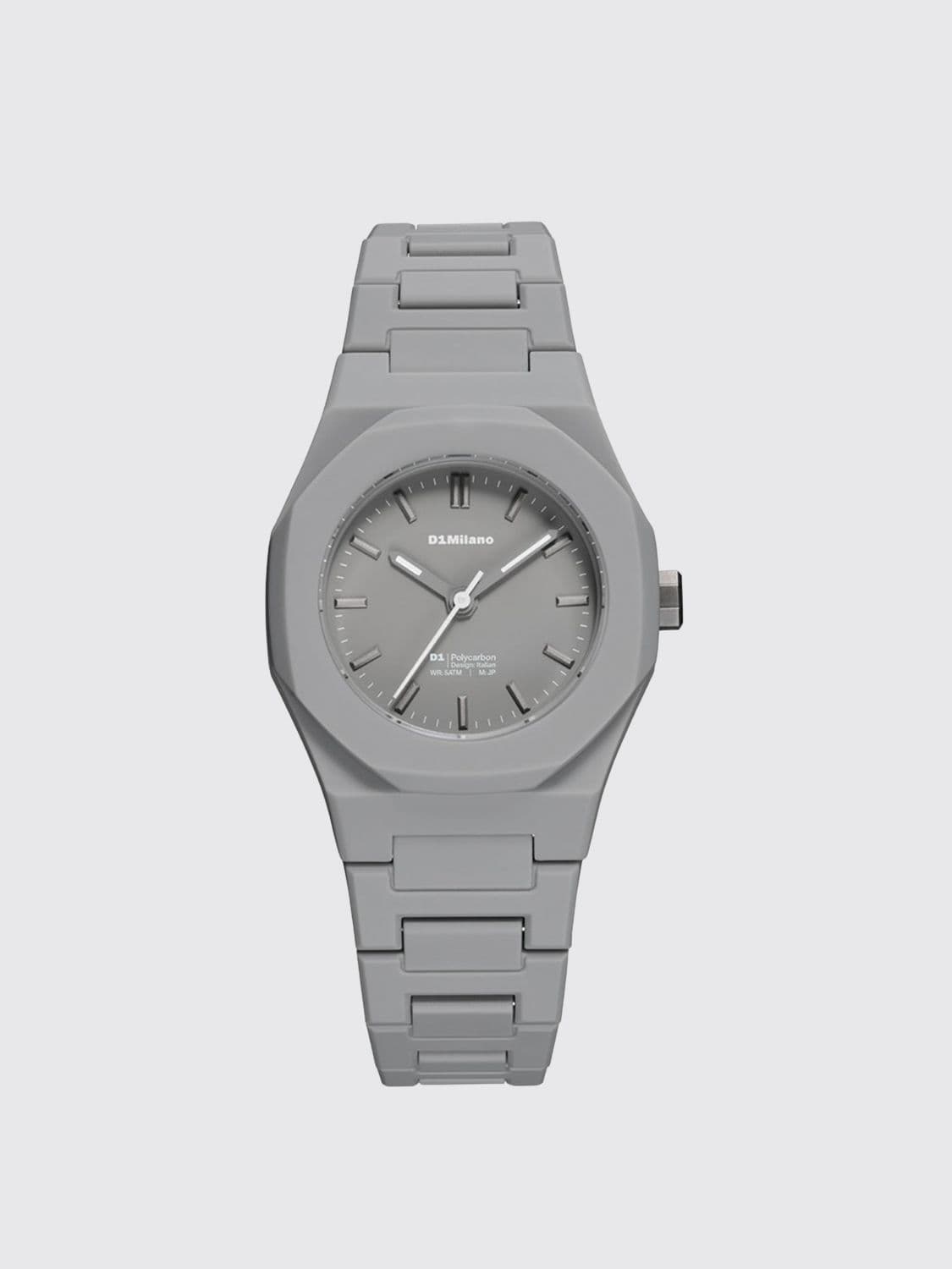 D1 Milano Polycarbonate Watch with Steel Case and Anti-Reflective Sapphire Glass