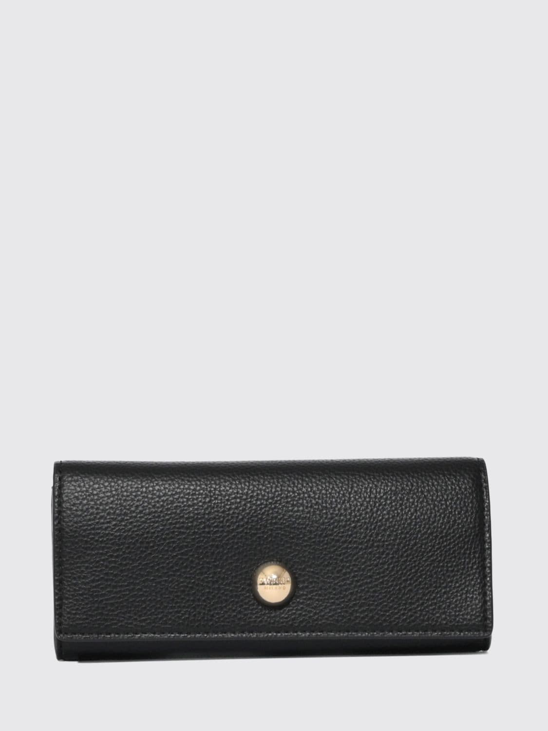 Twinset Polyurethane Continental Wallet with Flap Closure and Engraved Logo · OS
