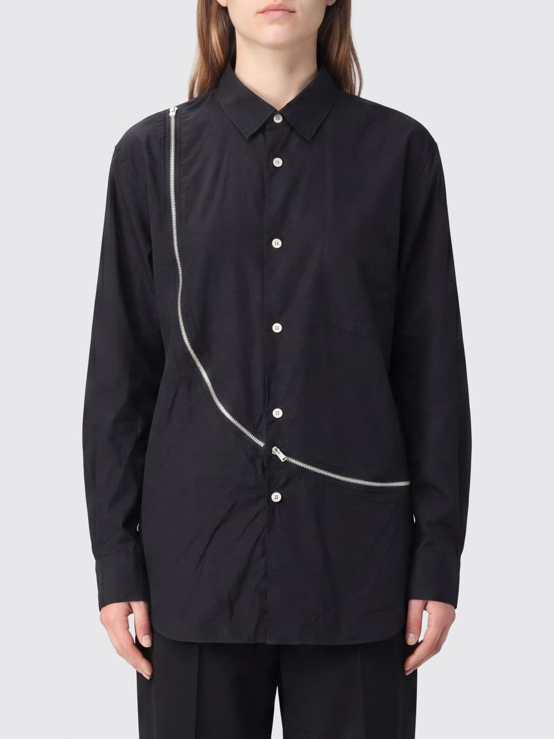 Comme Des Garçons Shirt Long-Sleeved Shirt with Graphic Print