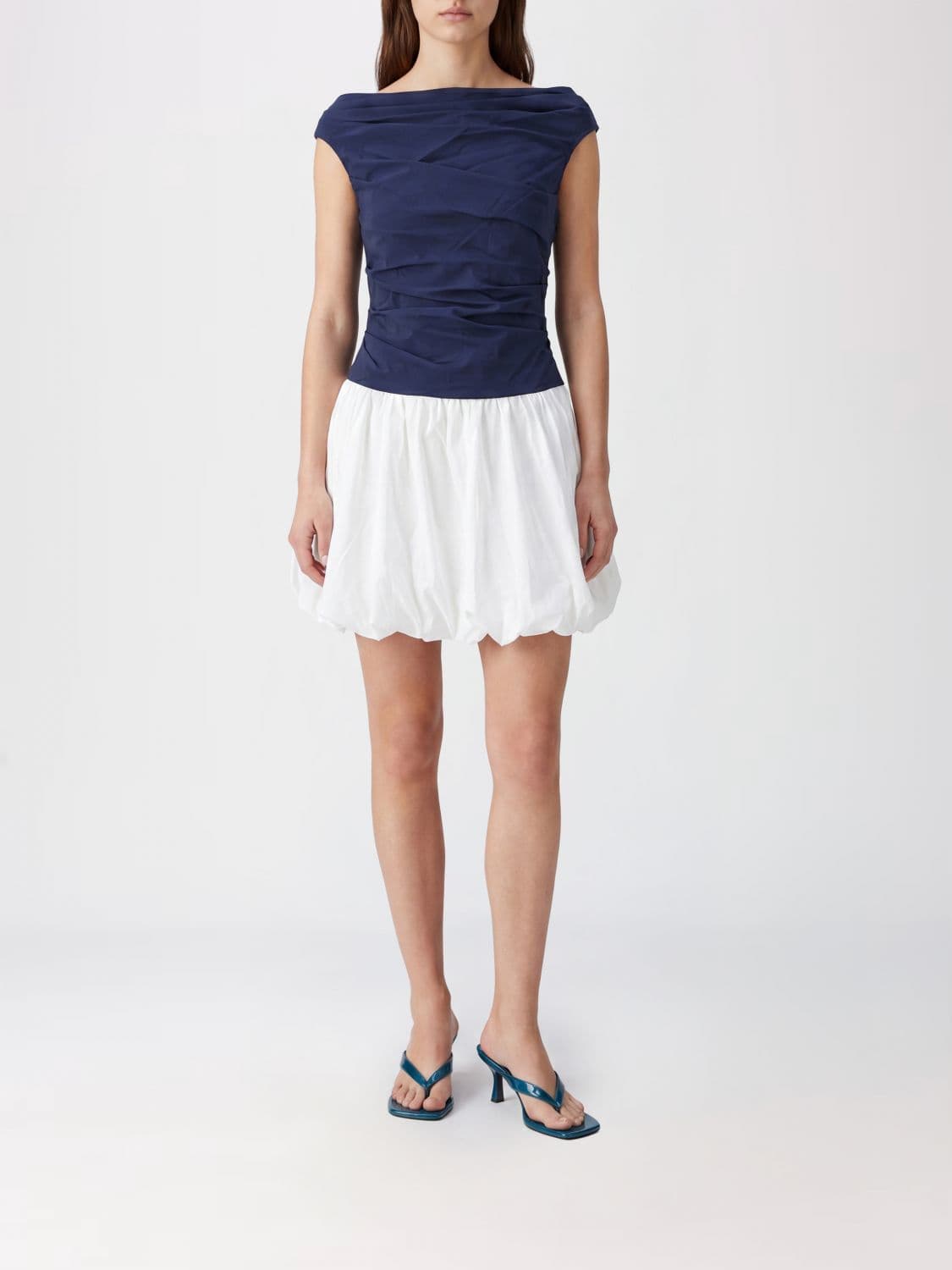 Simkhai Cotton Blend Mini Dress