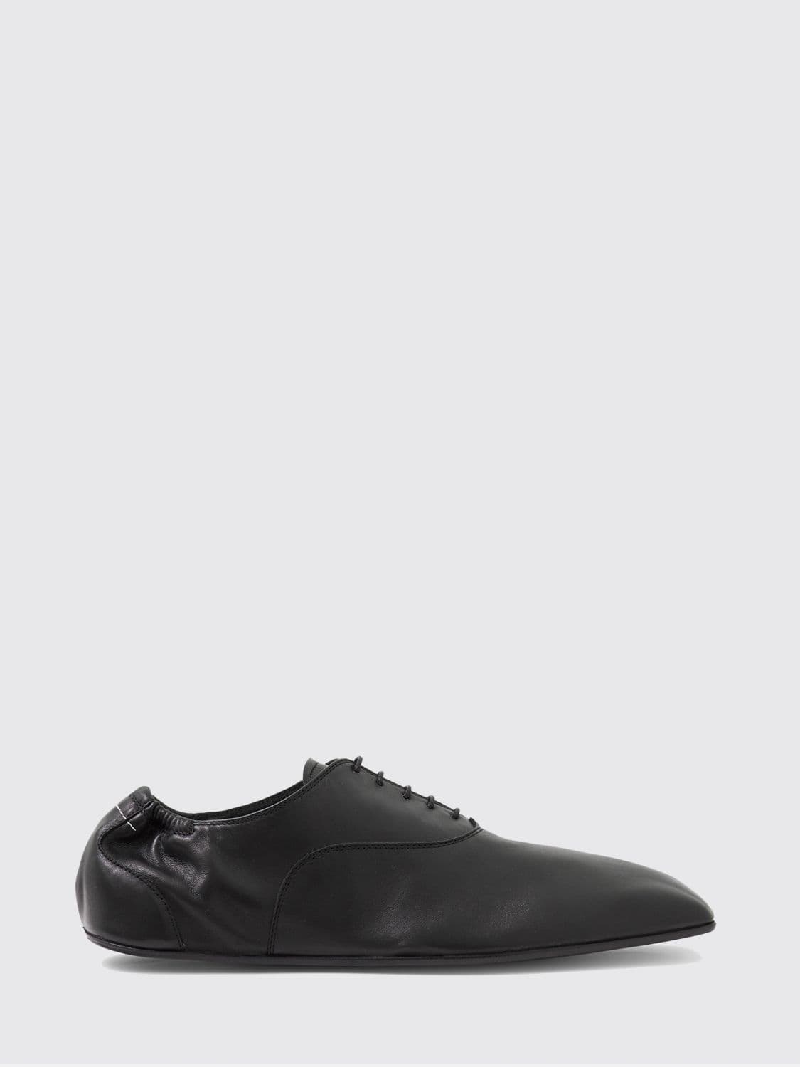 Mm6 Maison Margiela Square Toe Lambskin Leather Oxford Shoes