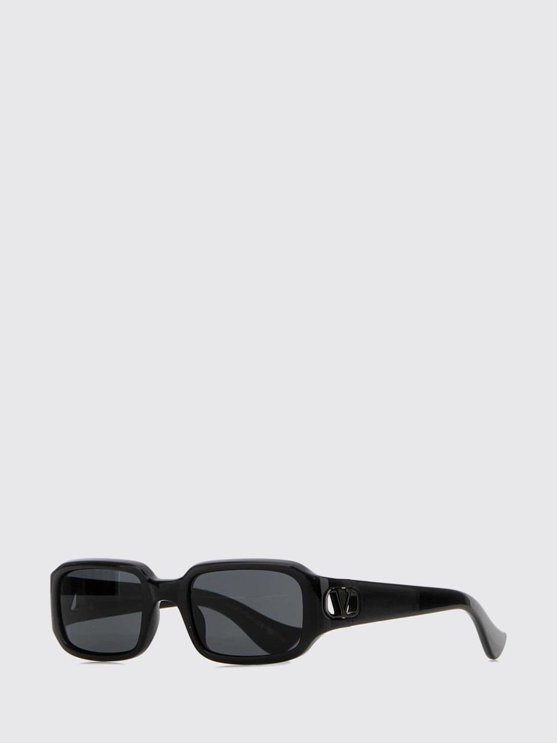 Valentino Garavani Square Acetate Sunglasses with Ruthenium Finishing