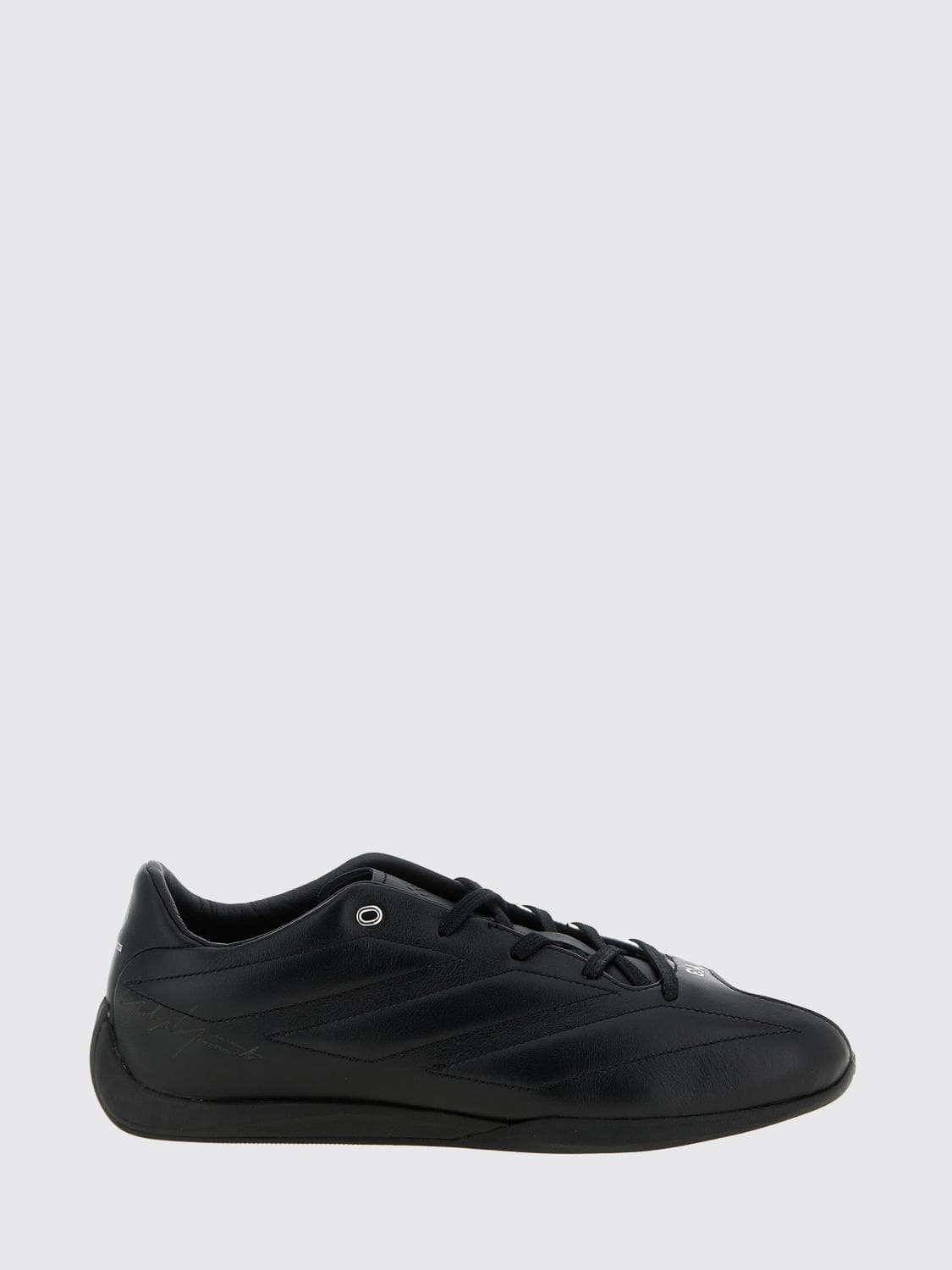 Y-3 Feroza Lo Low-Top Trainers in Calfskin Leather with Contrast Logo