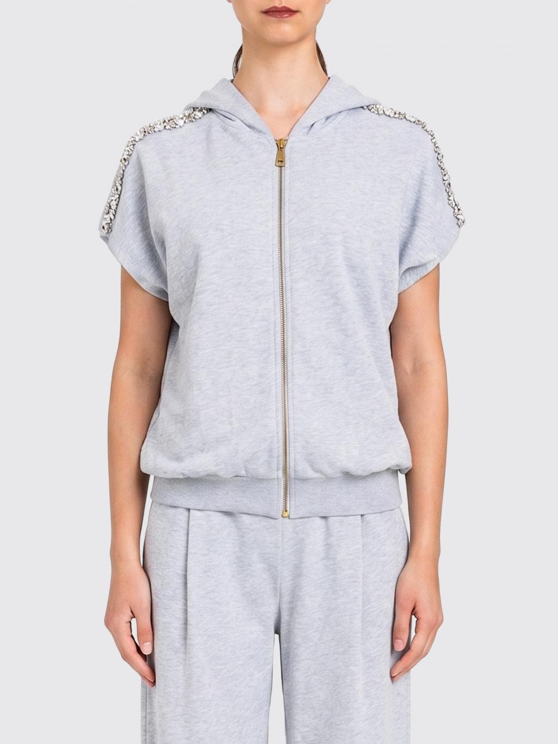 Twinset U & b Cotton Blend Hoodie