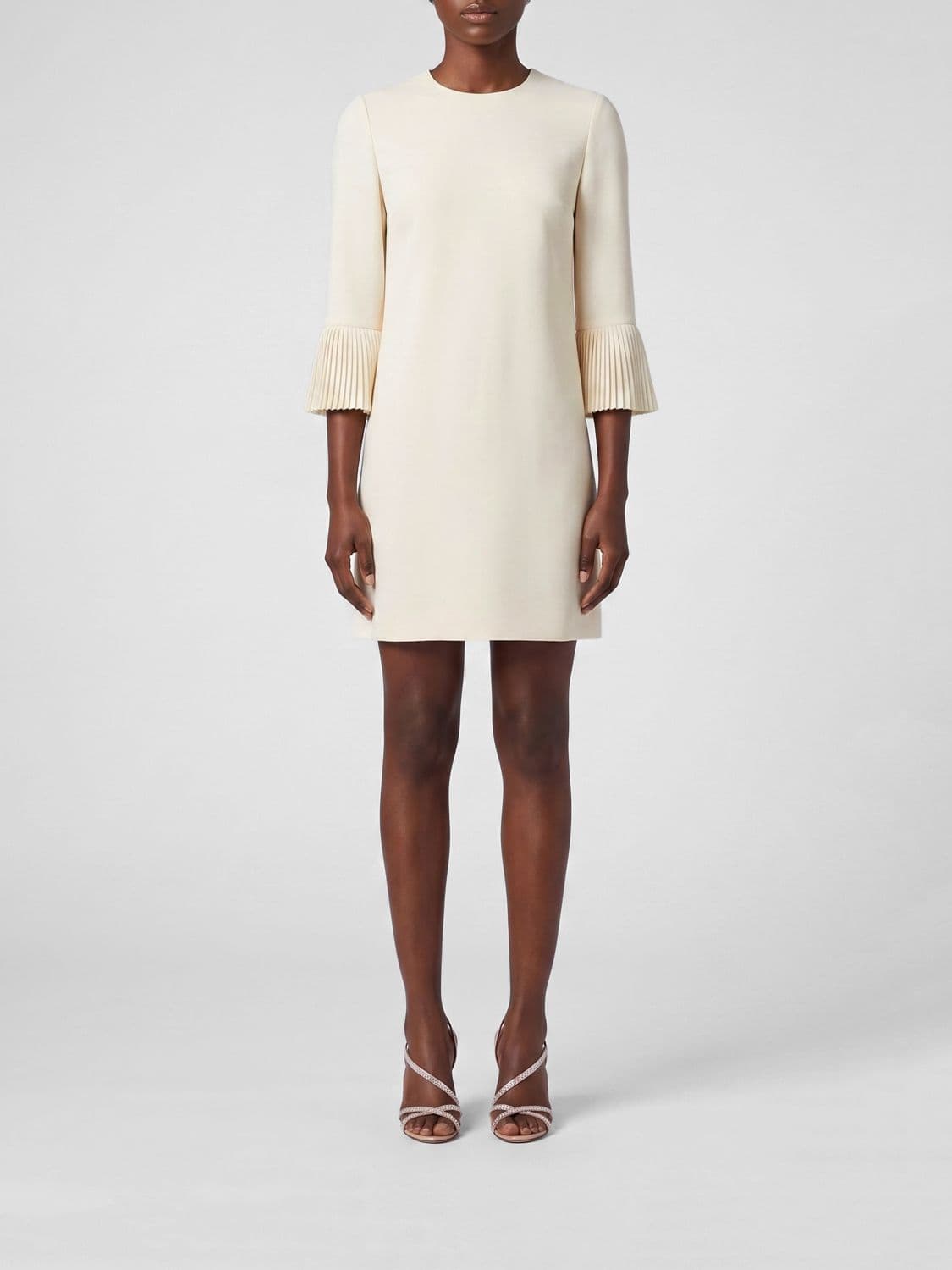 Valentino Virgin Wool and Silk Mini Dress · 40