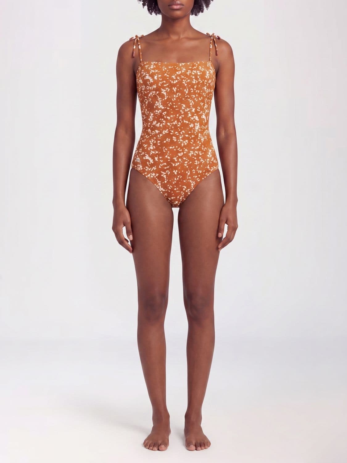 Kiton Printed Nylon One-Piece Swimsuit