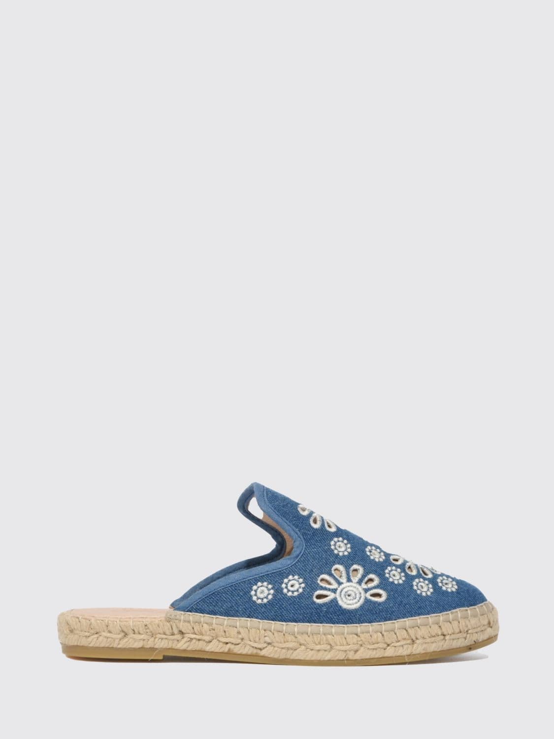 Mc2 Saint Barth Embroidered Denim Espadrilles · 36