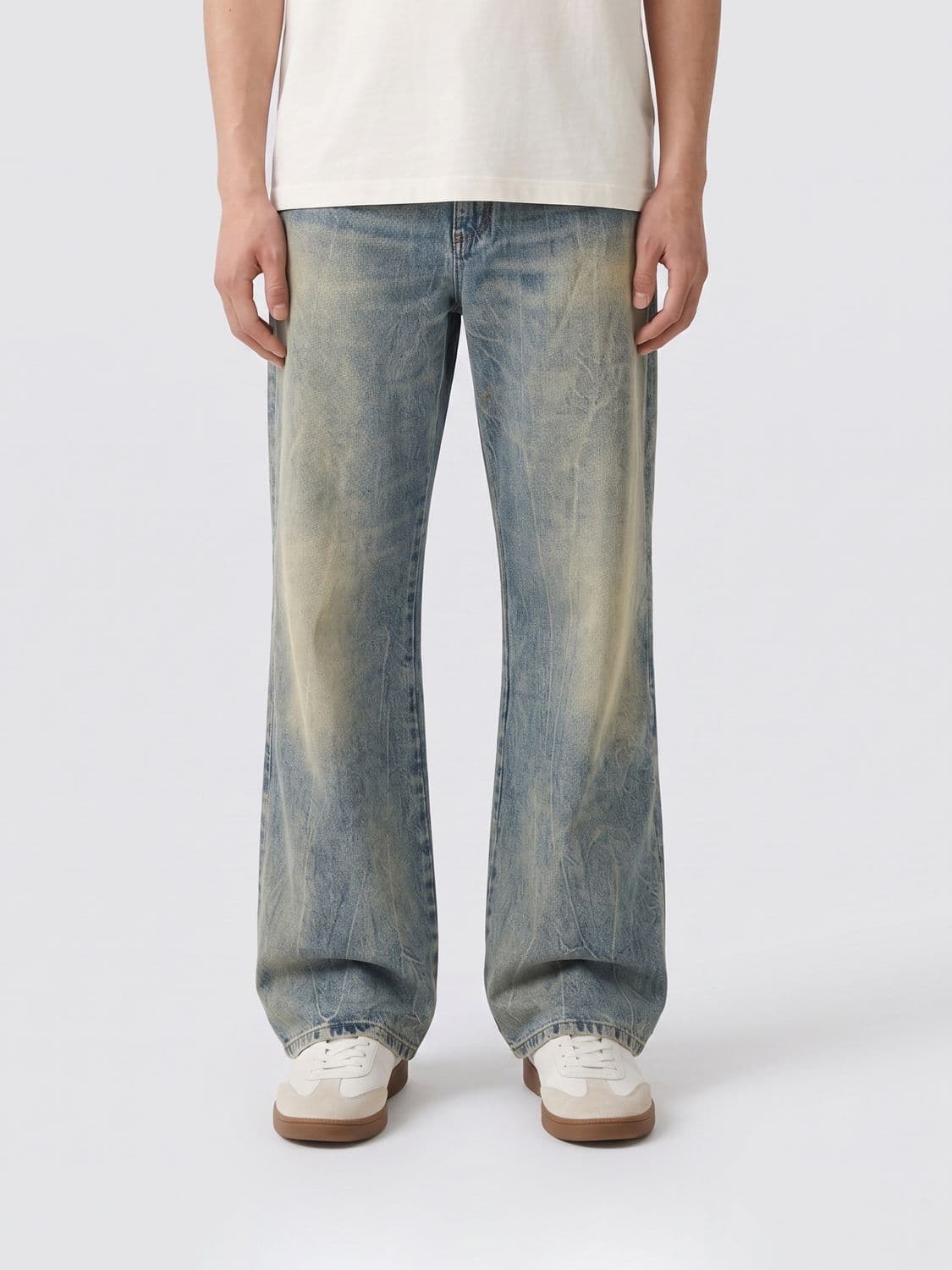 Amiri Vintage Denim Wide-Leg Jeans