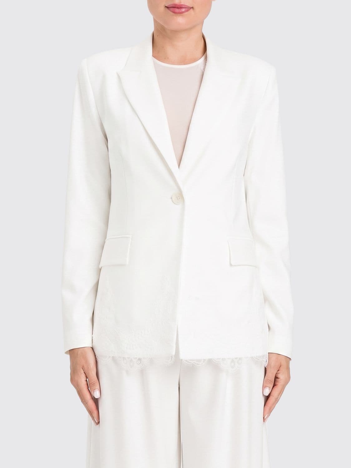 Actitude Twinset Viscose Blend Single-Breasted Blazer