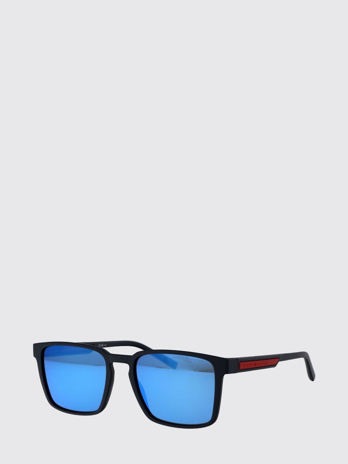 Tommy Hilfiger Rectangular Acetate Sunglasses with Contrasting Logo