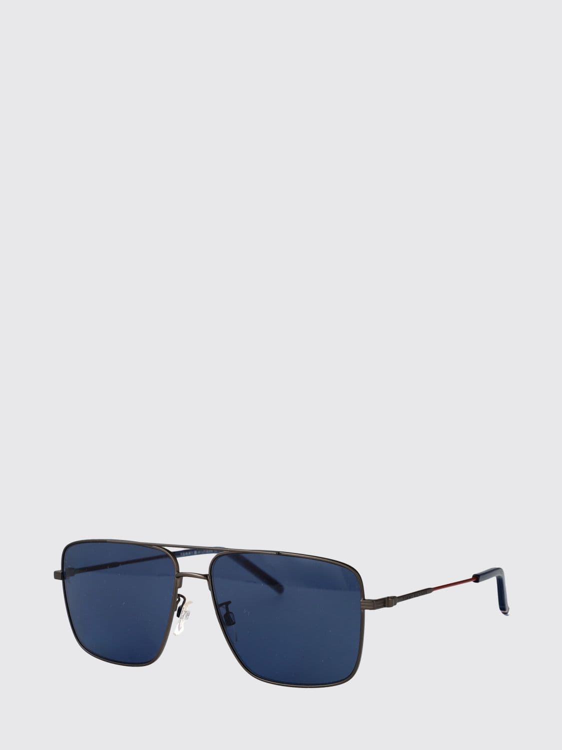 Tommy Hilfiger Aviator Metal Sunglasses with Double Bridge