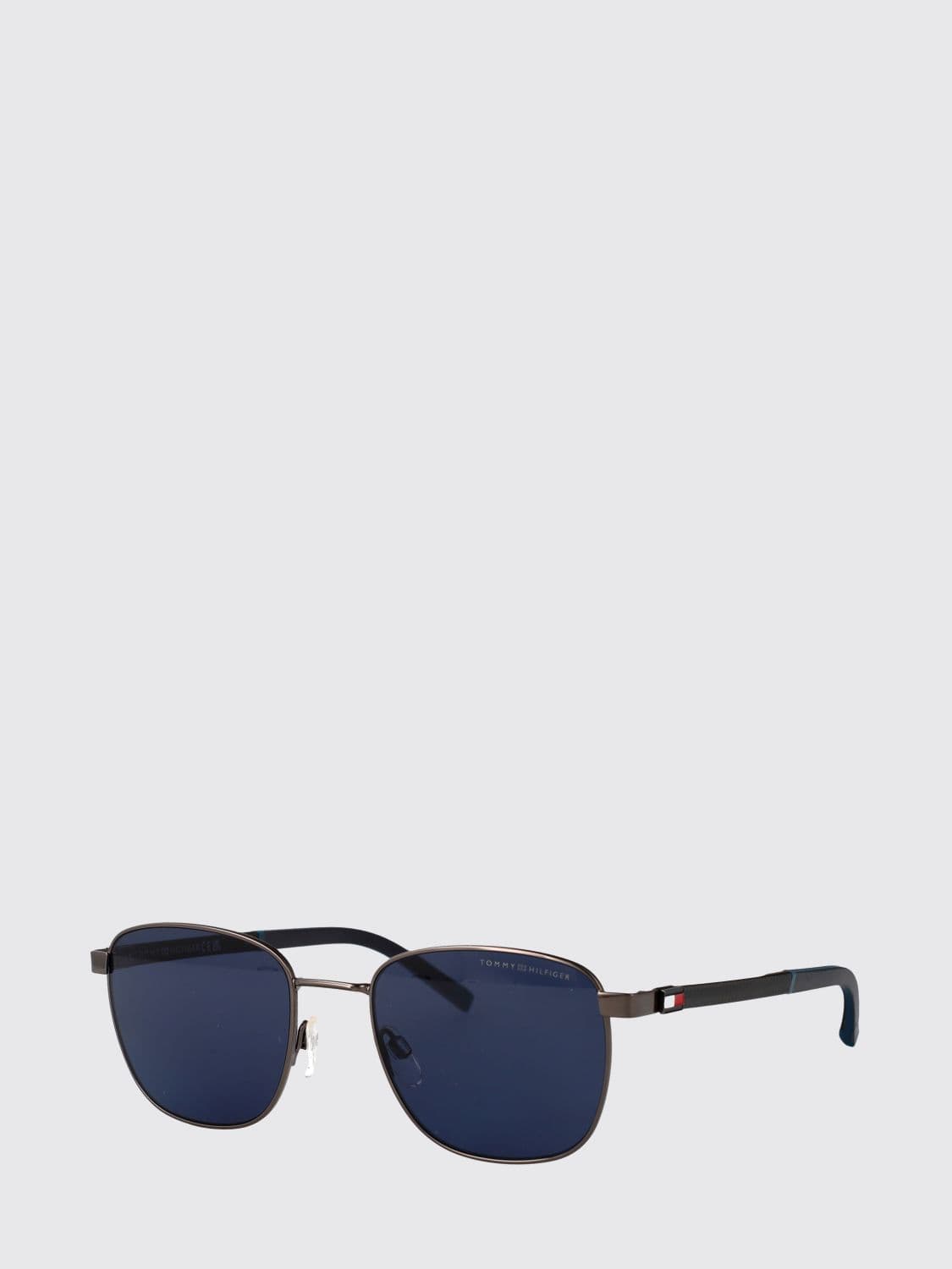 Tommy Hilfiger Aviator Metal Sunglasses with Enameled Logo · 53