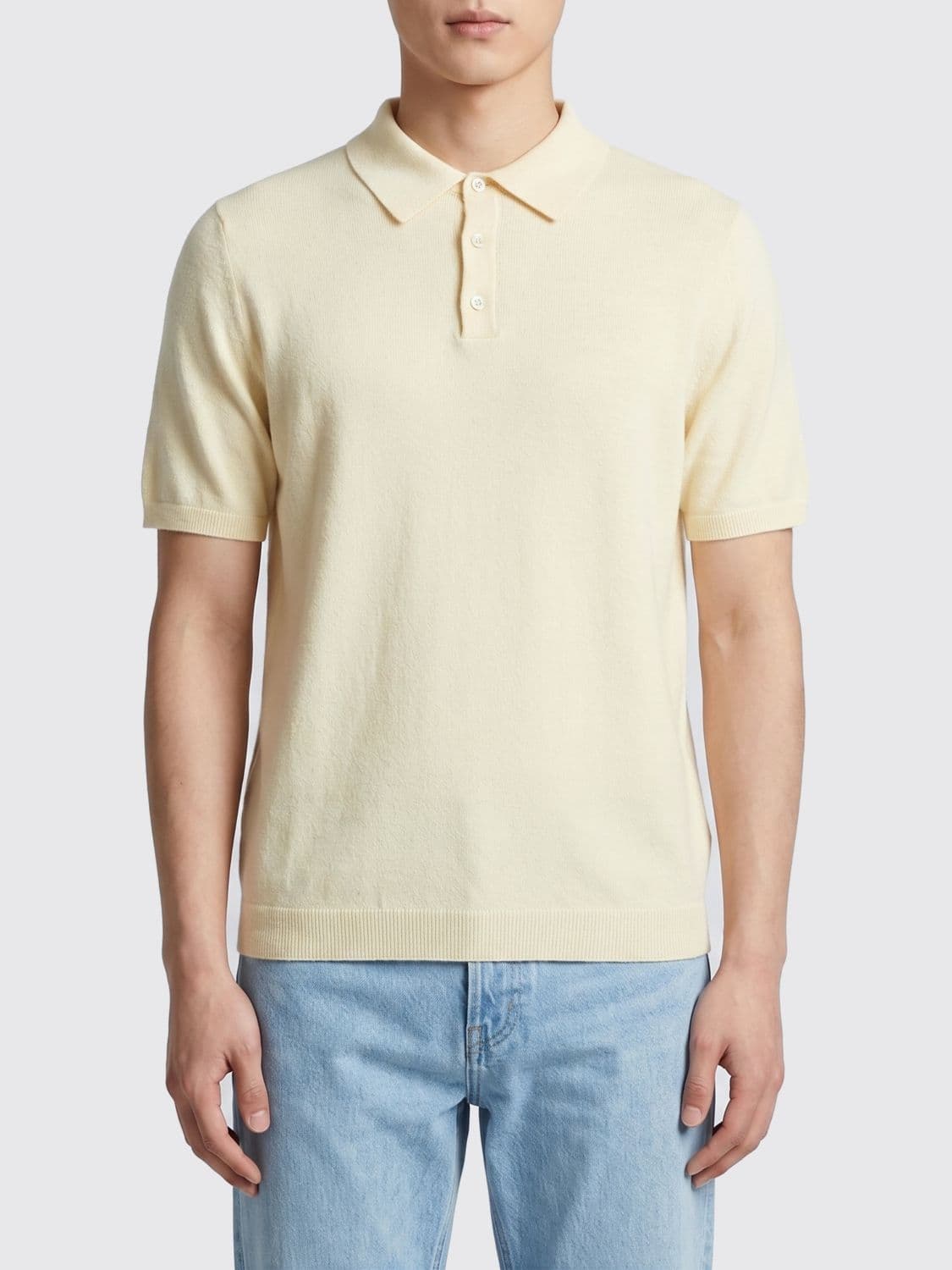 Roberto Collina Cotton Blend Polo Shirt · 52