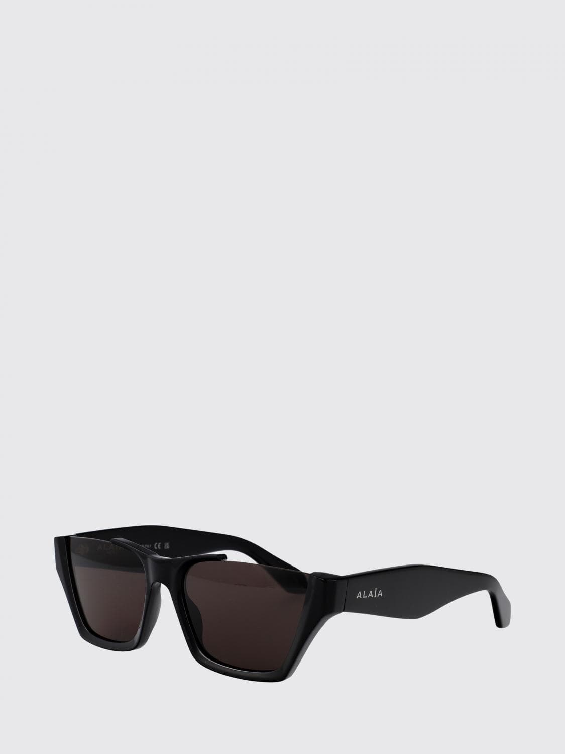 Alaïa Rectangular Cat-Eye Sunglasses in Recycled Acetate