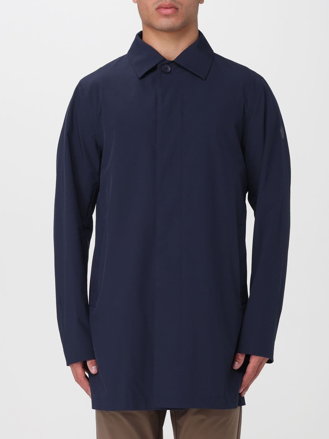 People Of Shibuya Toshiro Technical Fabric Jacket with French Collar