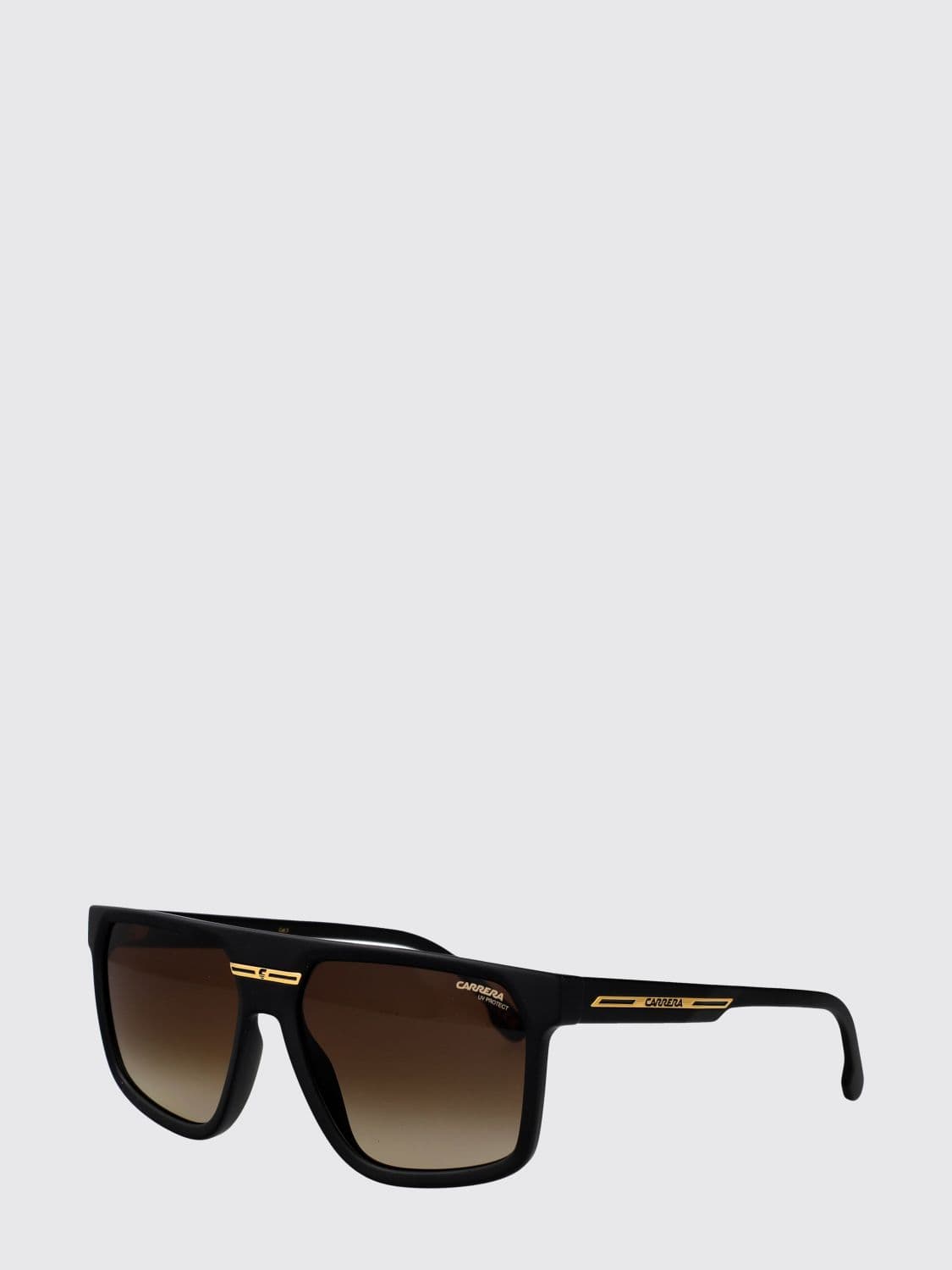 Carrera Rectangular Aviator Sunglasses in Eco-Polyamide with Amber Lenses · 60