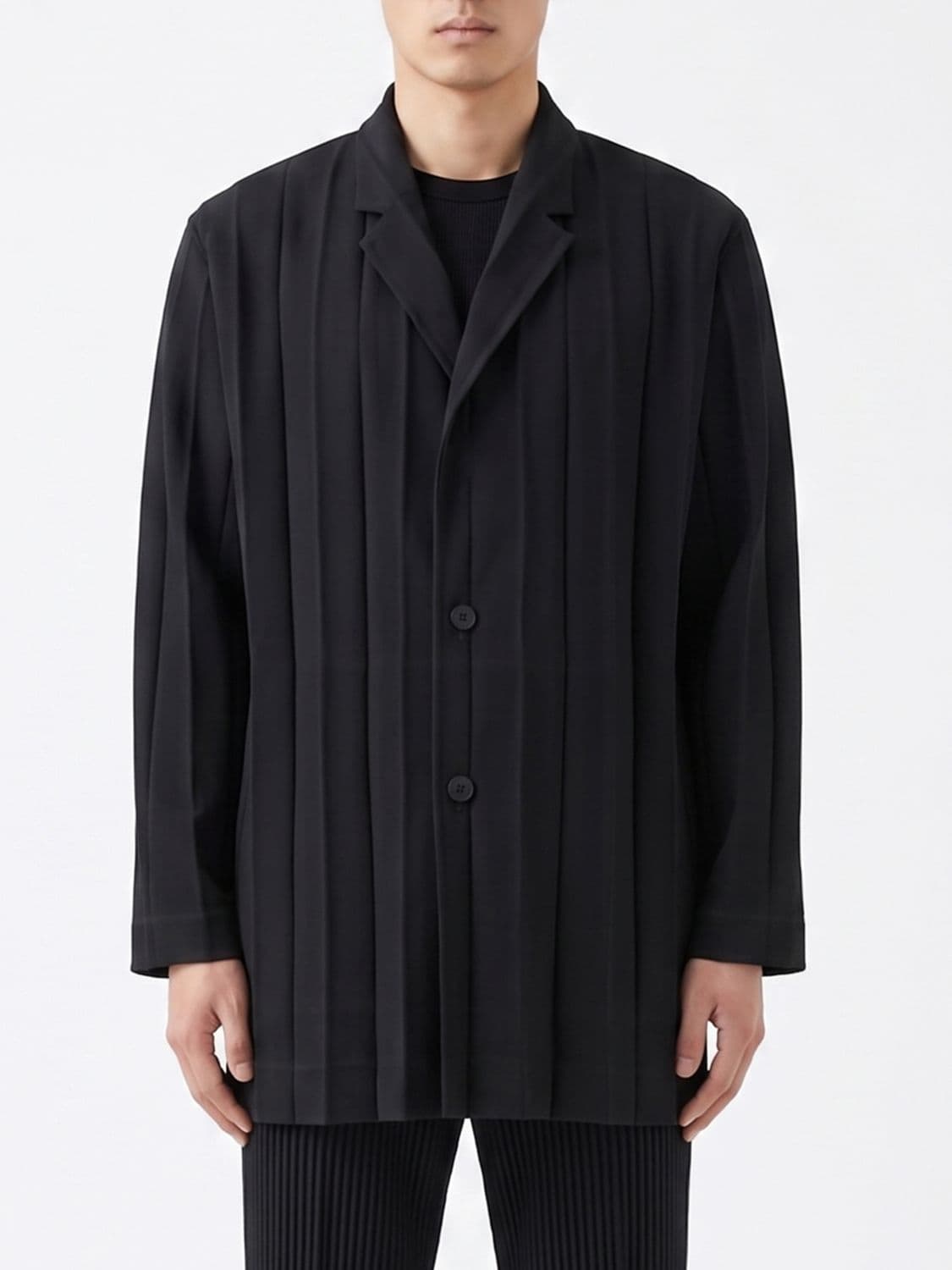 Homme Plisse' Issey Miyake Single Breasted Polyester Blazer