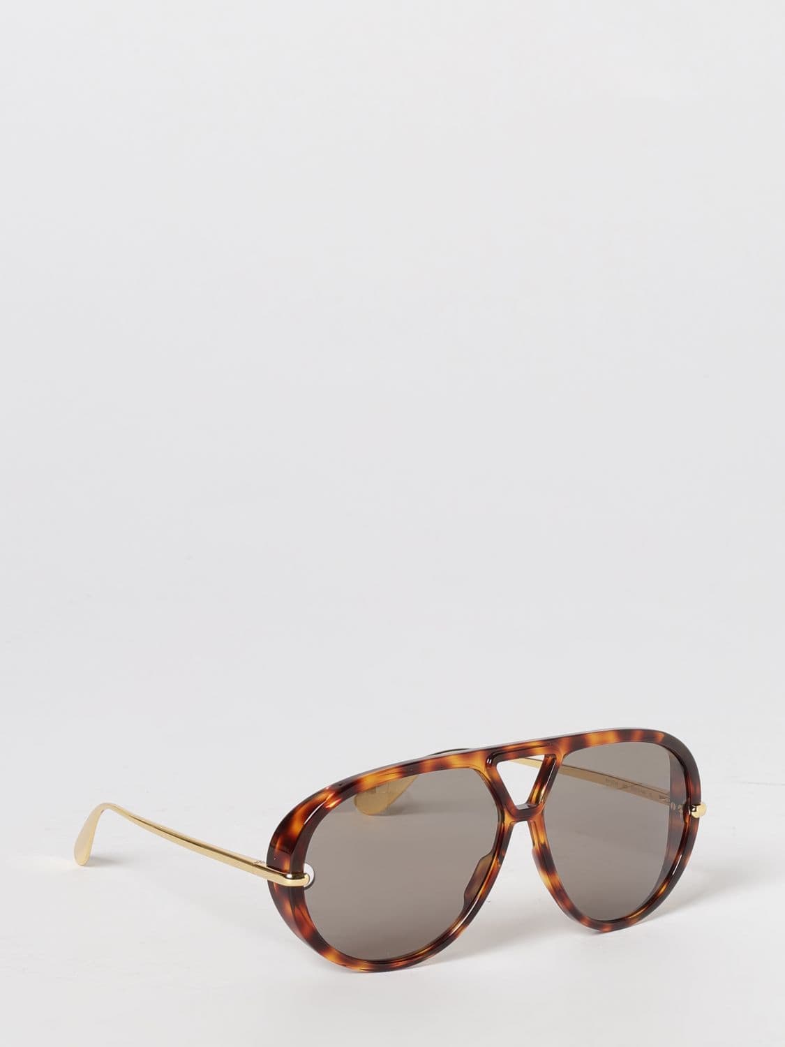 Bottega Veneta Classic Aviator Sunglasses in Metal and Recycled Acetate
