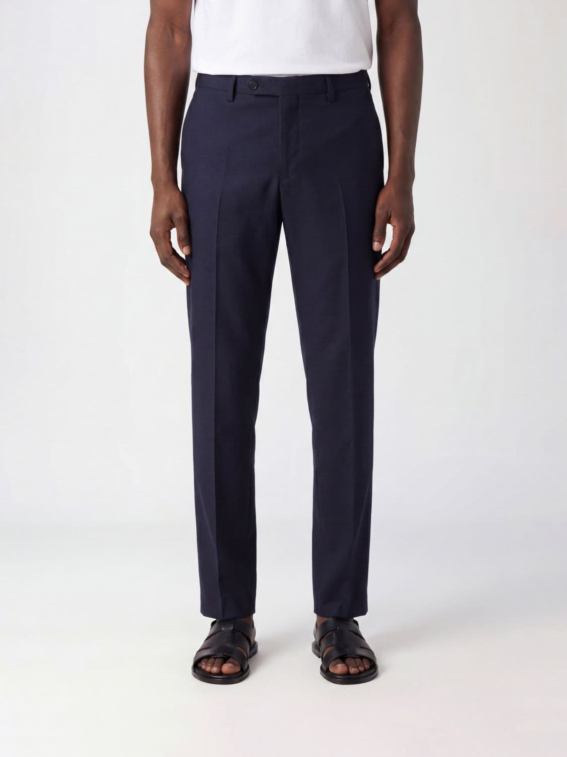 Incotex Slim Fit Tailored Trousers in Pure Virgin Wool · 54