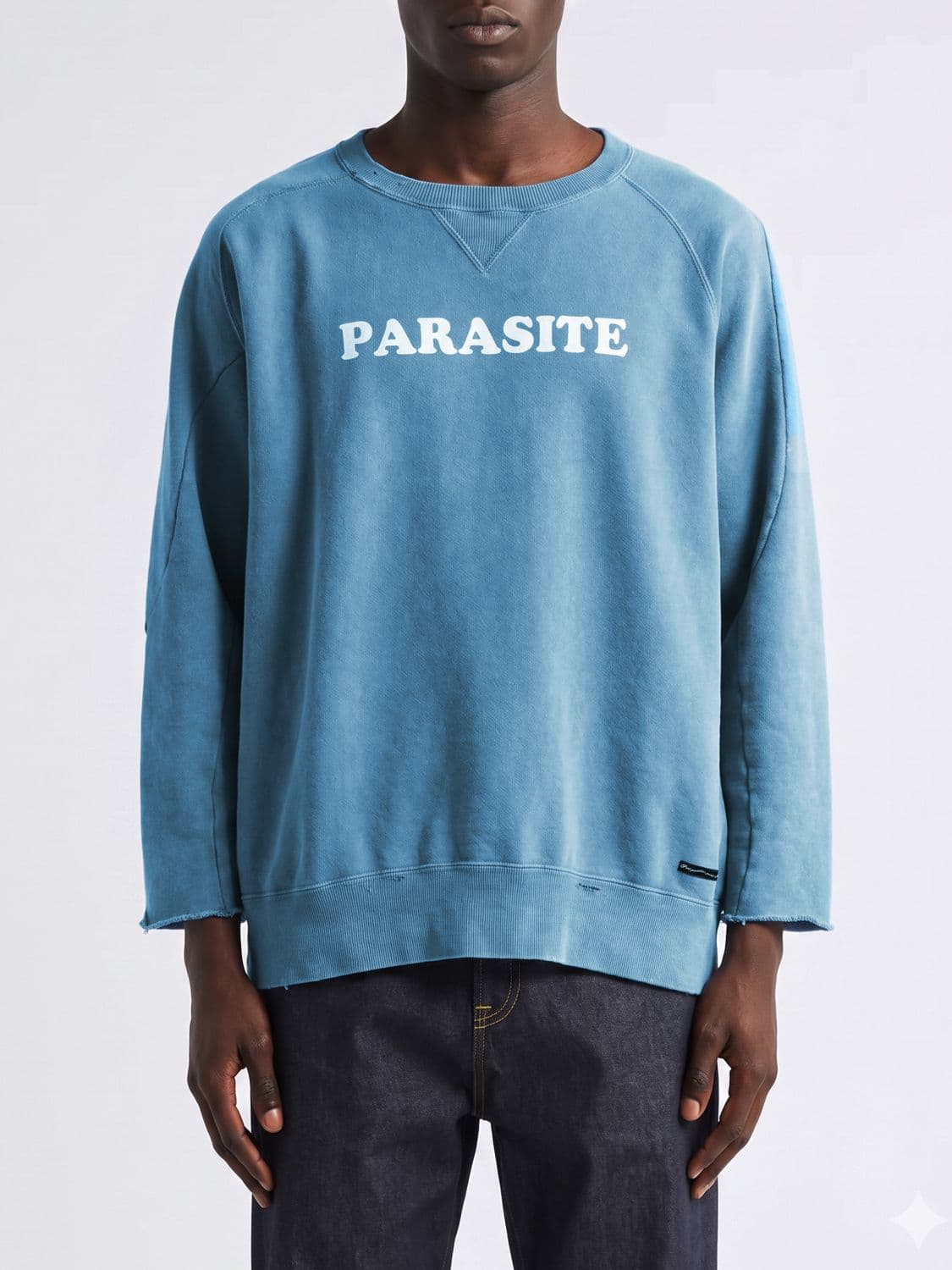 Undercover Relaxed Fit Cotton Crewneck Jumper with Slogan Print · 5
