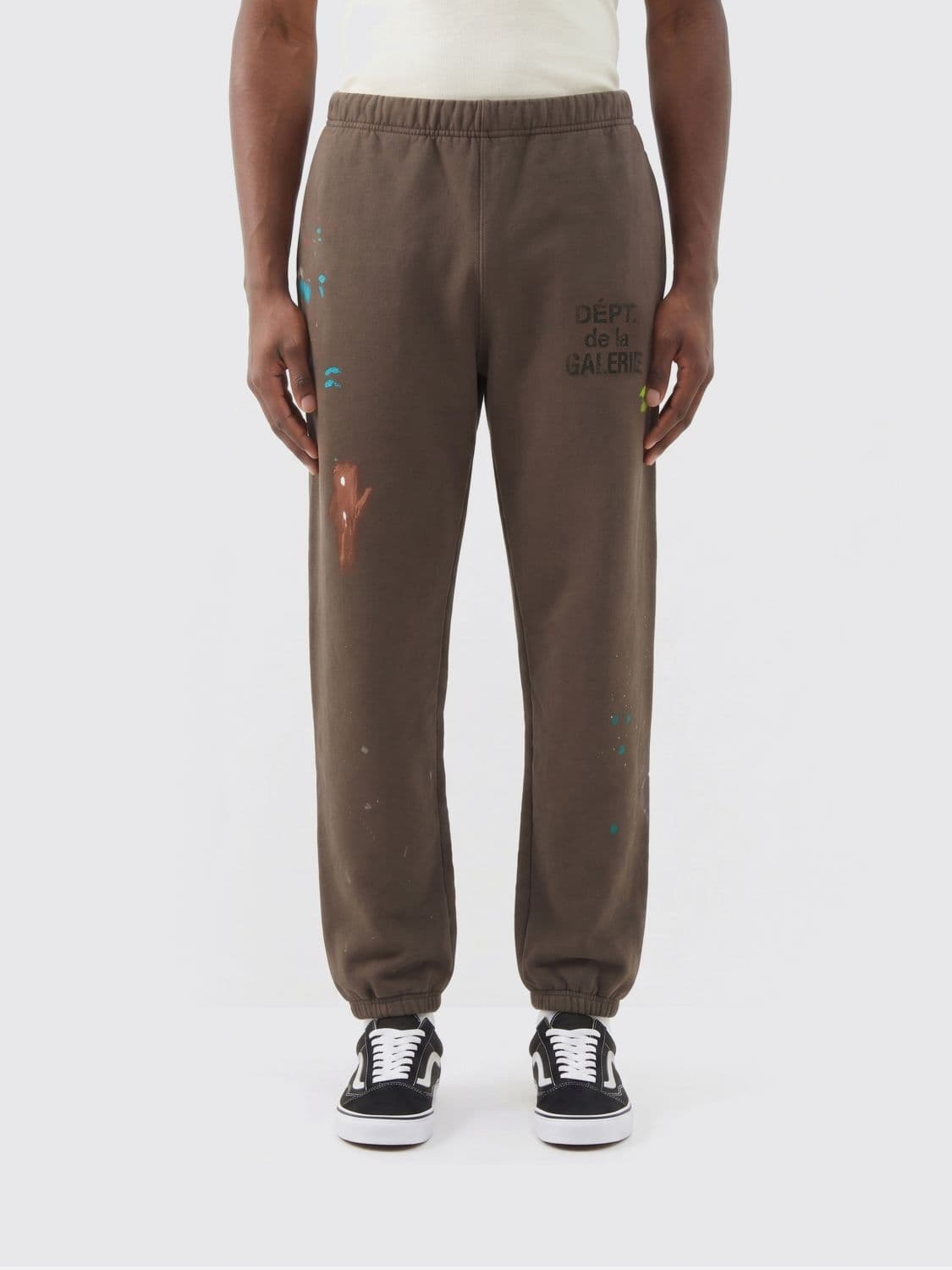 Gallery Dept. Abstract Print Cotton Jogging Trousers