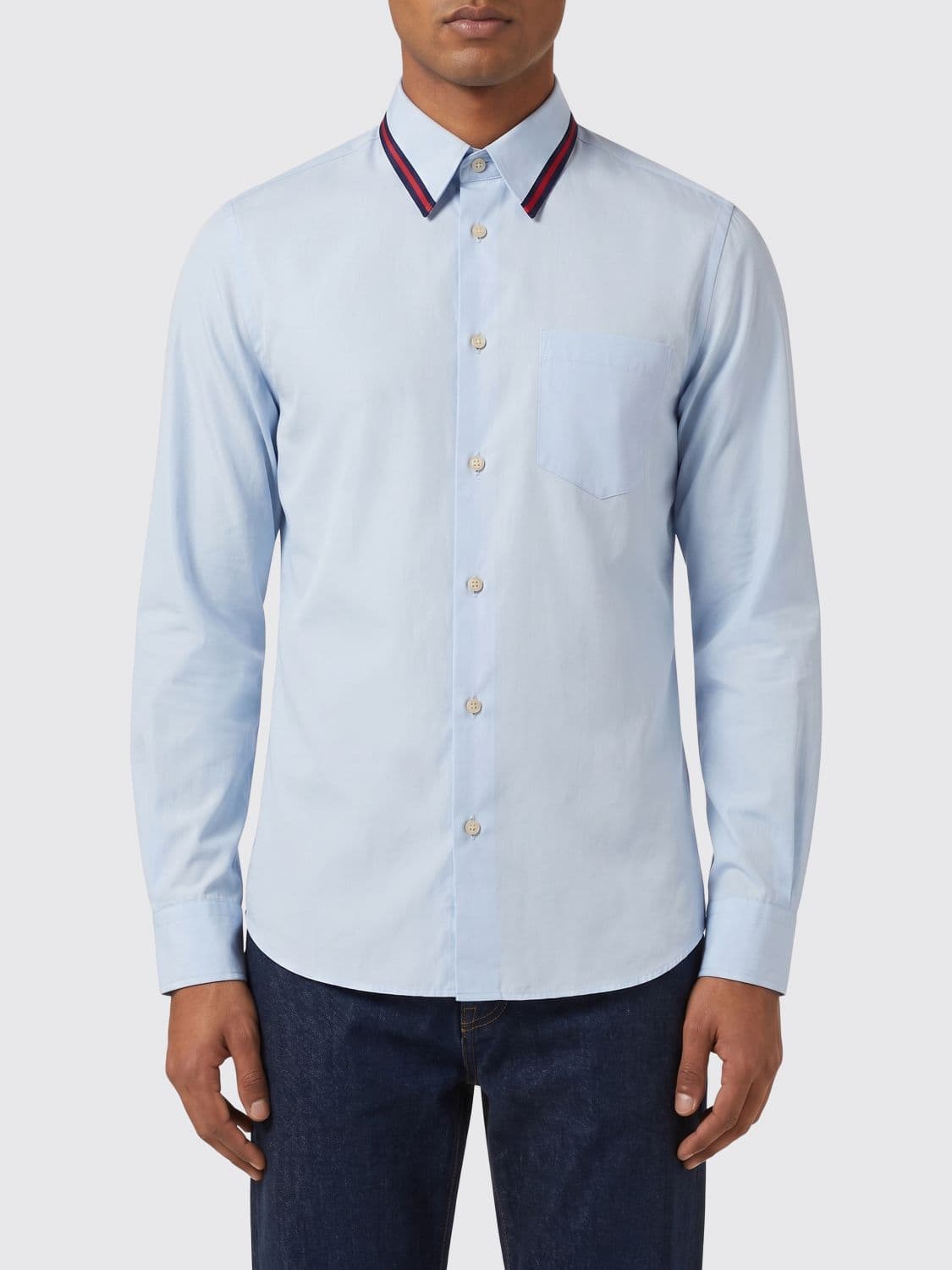 Gucci Slim Fit Cotton-Blend Shirt with French Collar