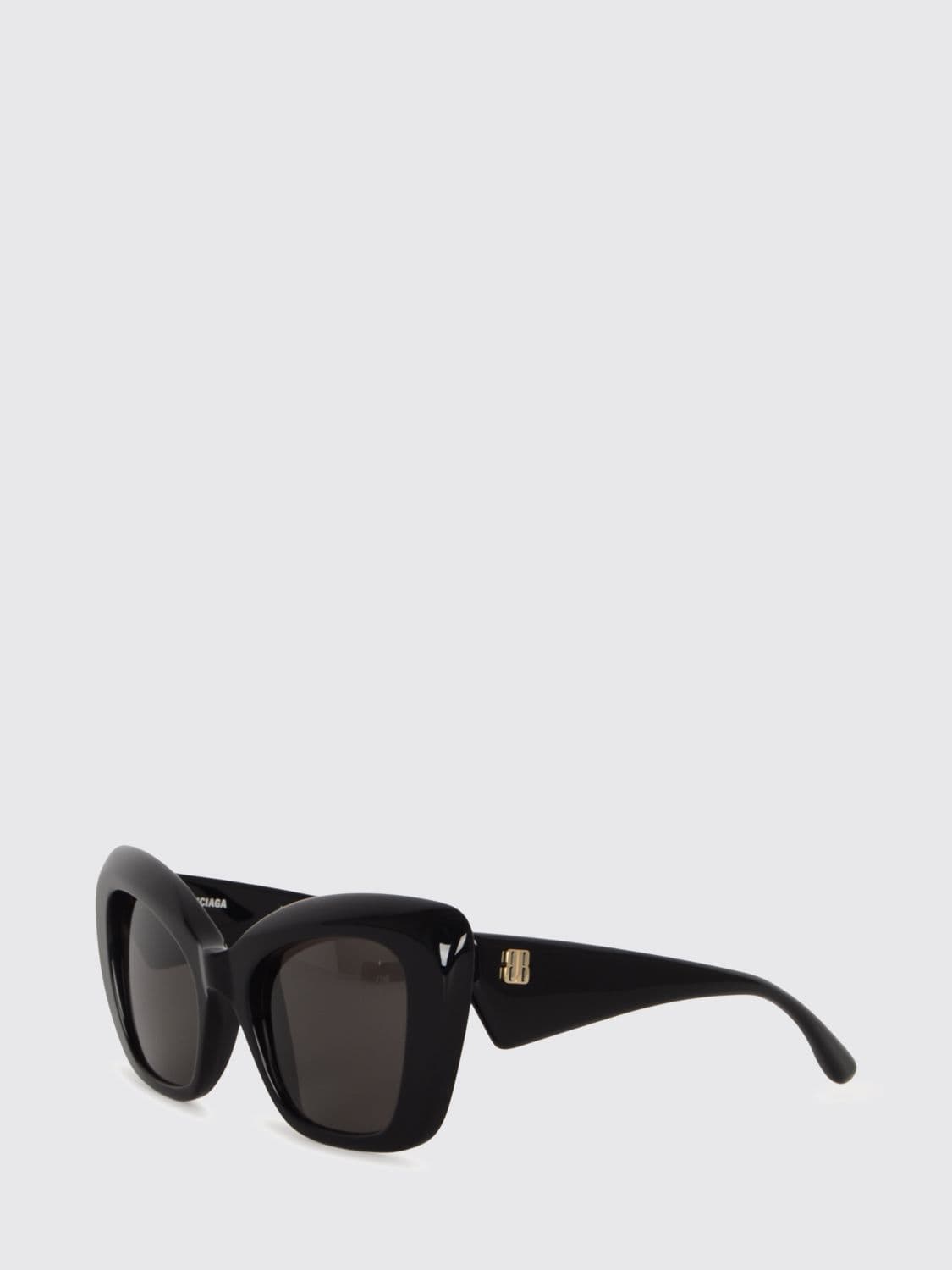 Balenciaga Monogram Acetate Mask Sunglasses with Dark Lenses