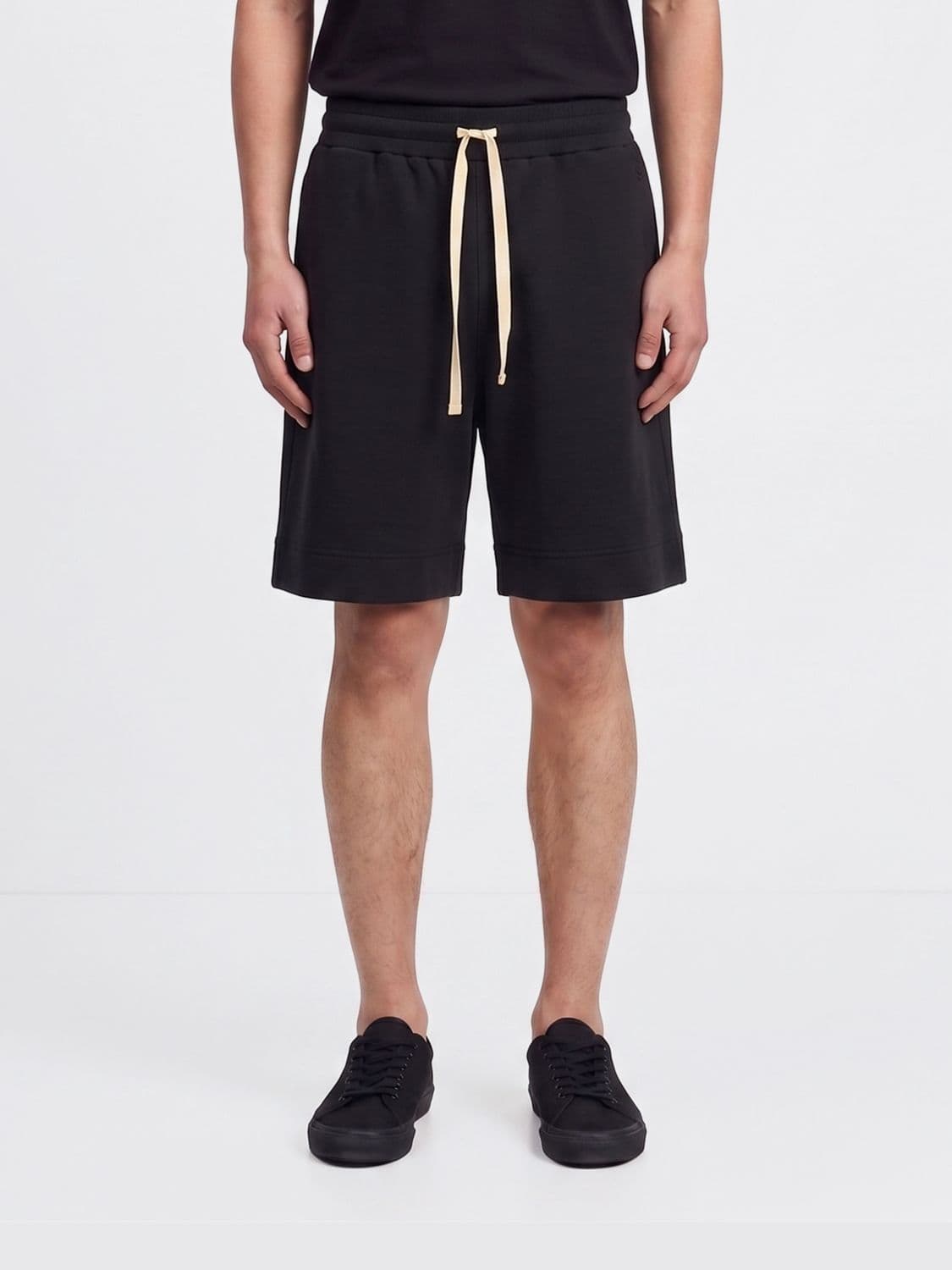 Jil Sander Cotton Jogging Shorts with an Elasticated Drawstring Waist · L