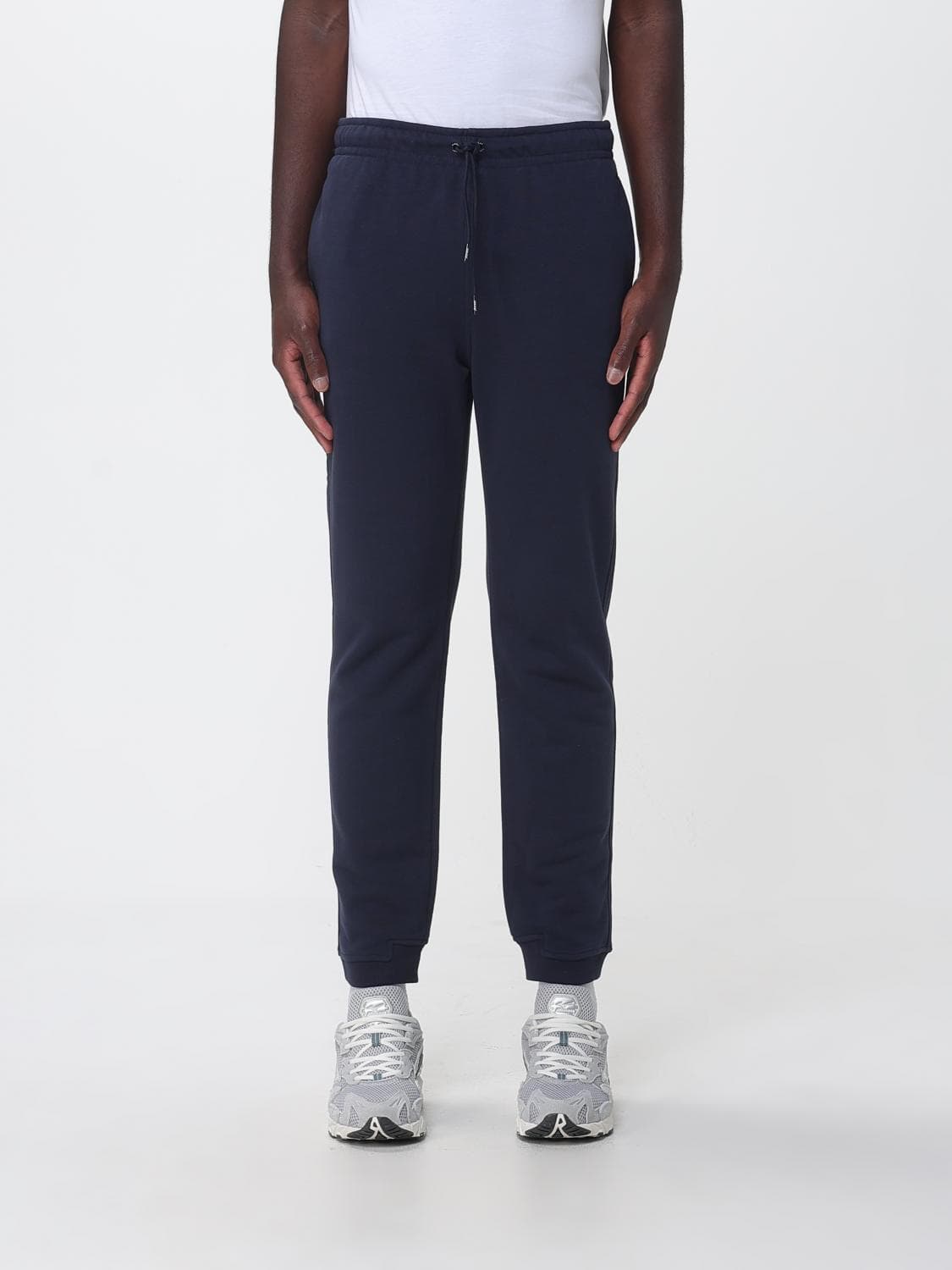 K-Way Slim Fit Cotton Sports Trousers with Elasticated Drawstring Waist