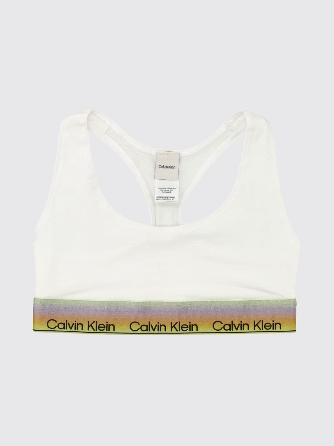 Calvin Klein Cotton and Modal Blend Bralette with racerback