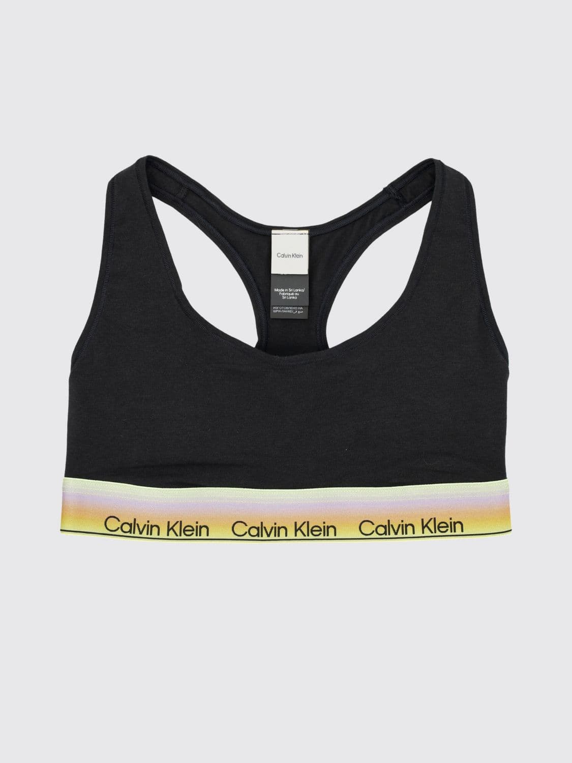 Calvin Klein Cotton and Modal Blend Bralette with racerback