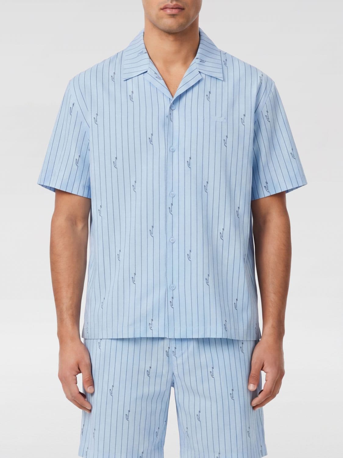 Lacoste Striped Cotton Casual Shirt