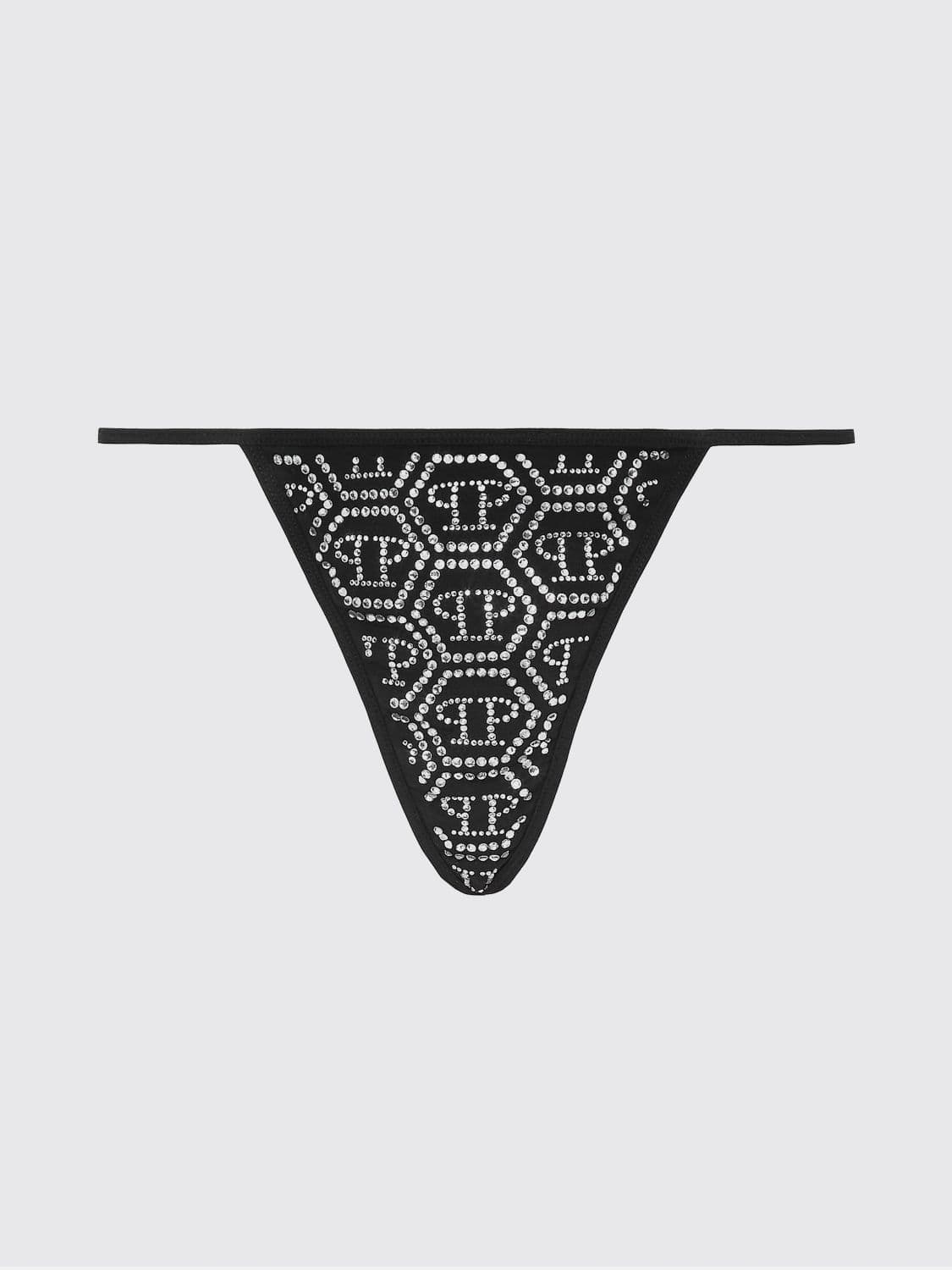 Philipp Plein All-over Crystal PP Thong