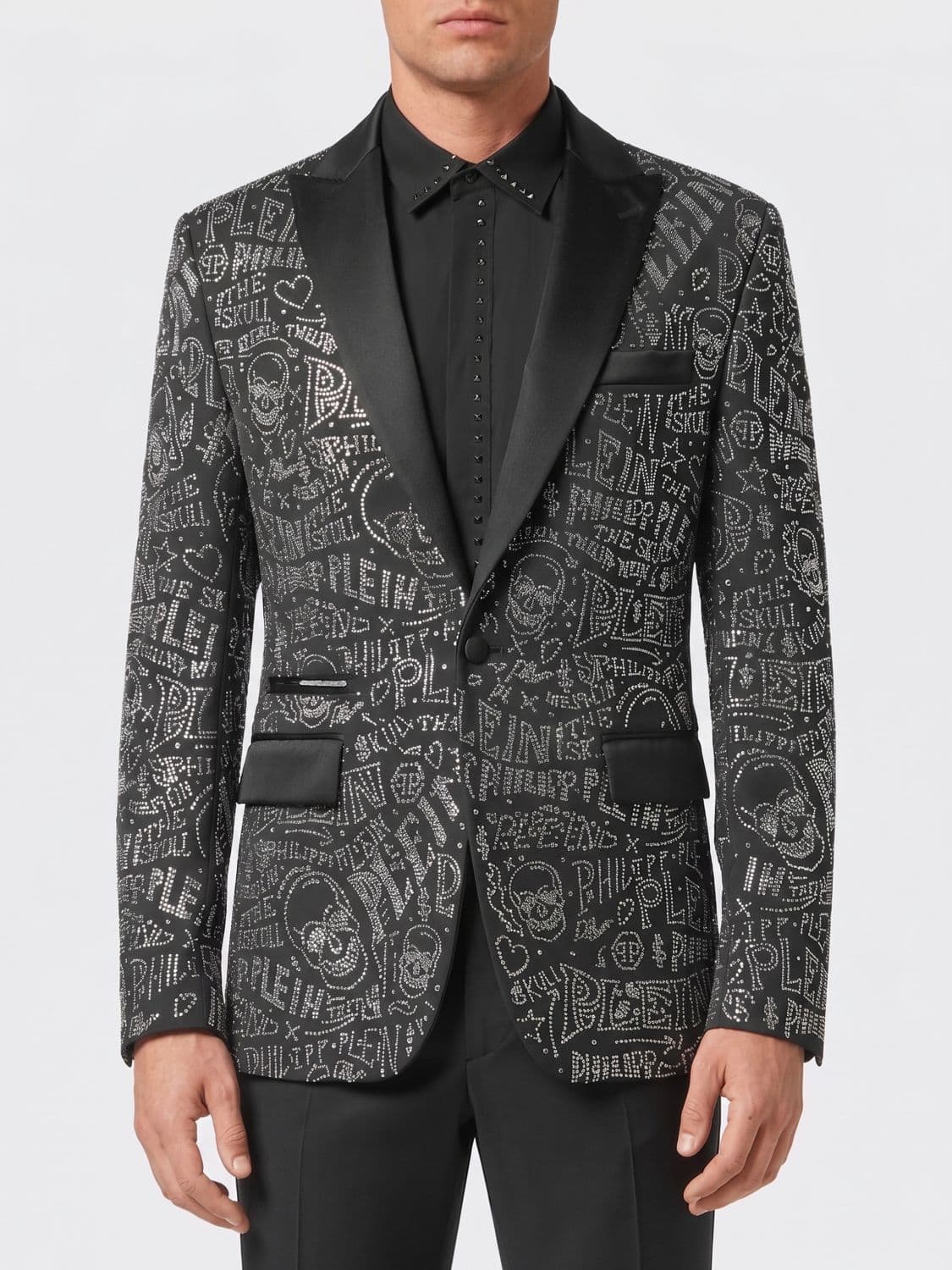 Philipp Plein Skull Single-Breasted Blazer