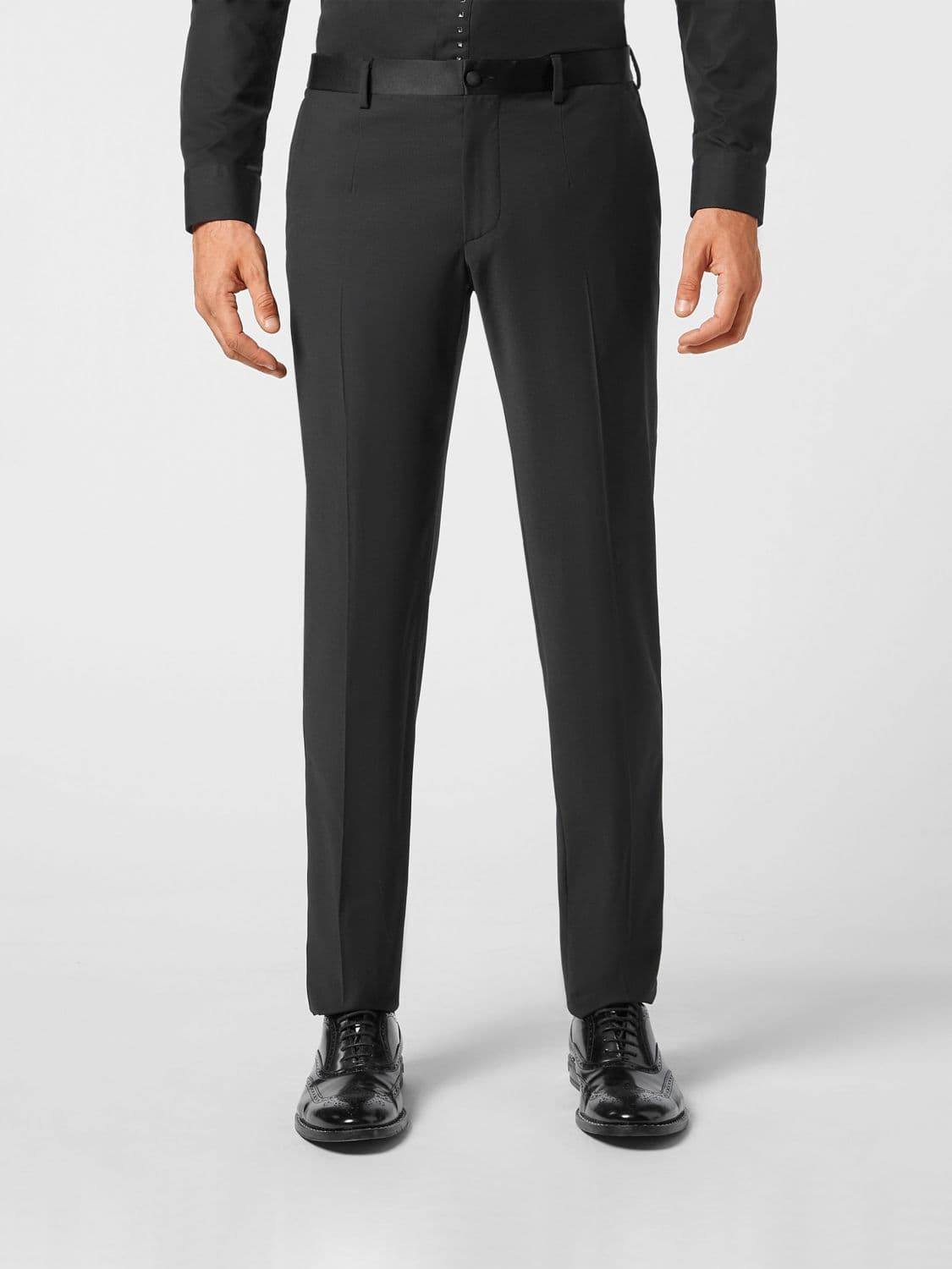 Philipp Plein Wool Blend Trousers
