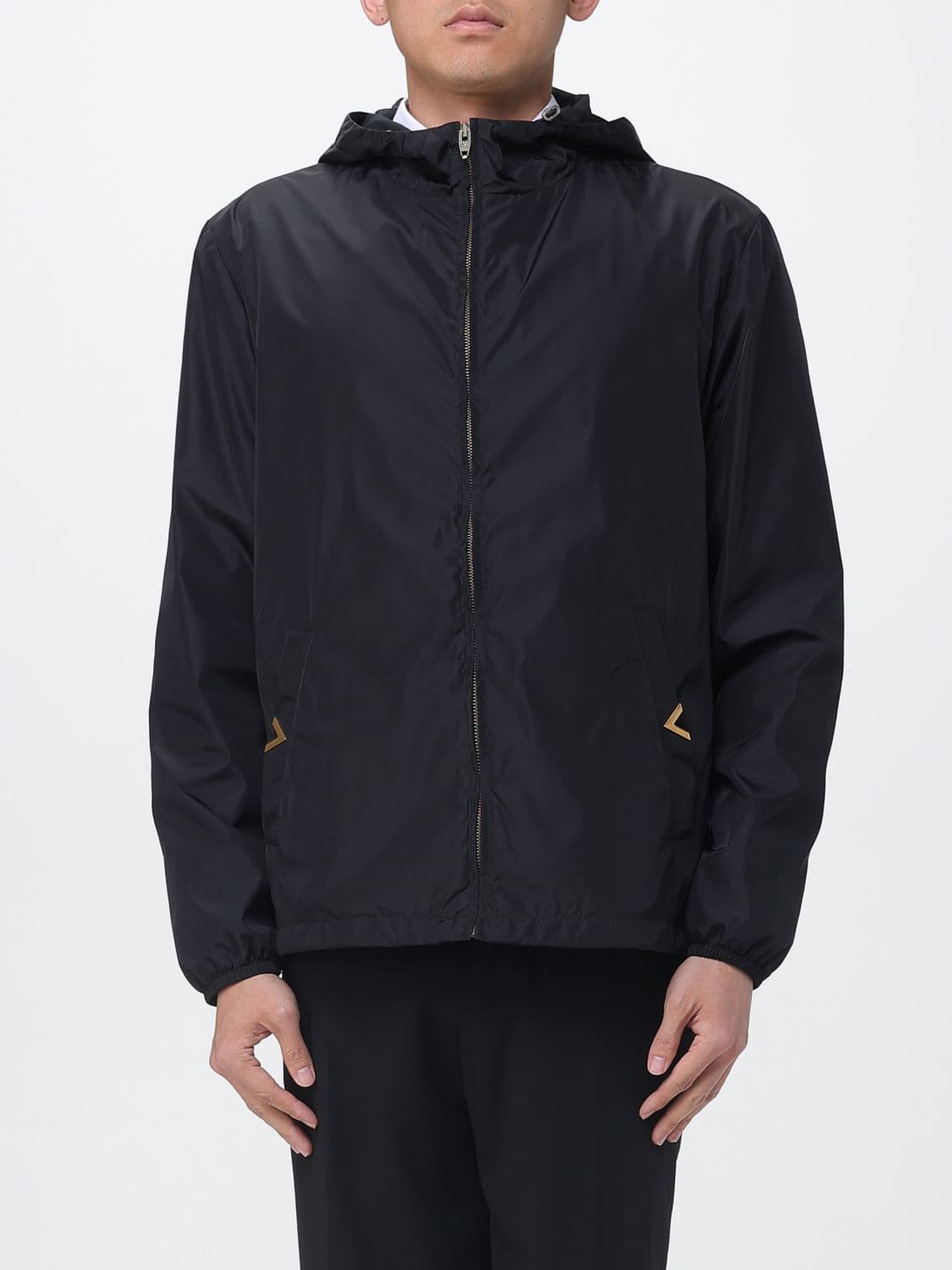 Valentino Hooded Nylon Windbreaker · 50