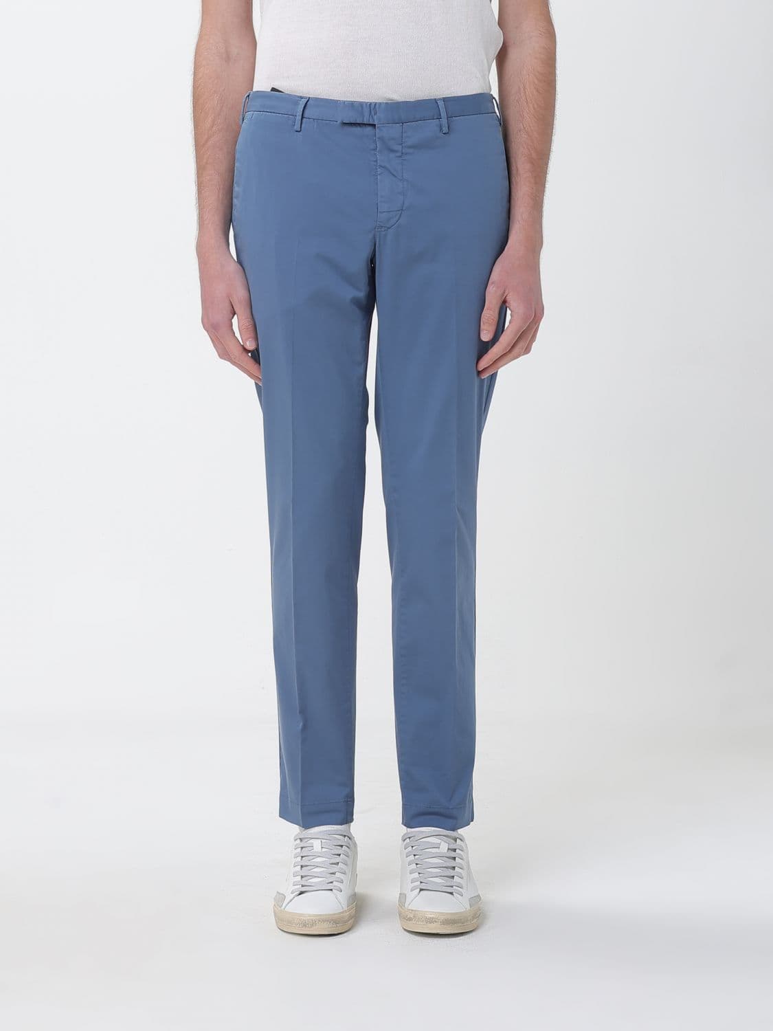 Pt Torino Stretch Cotton Chino Trousers