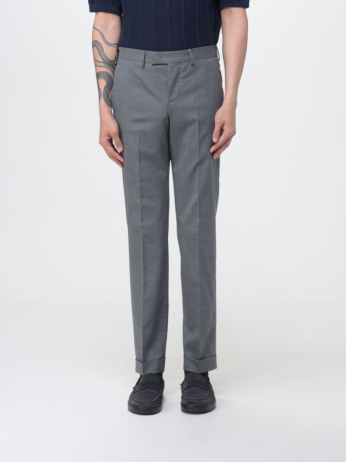 Pt Torino Wool Blend Tailored Trousers