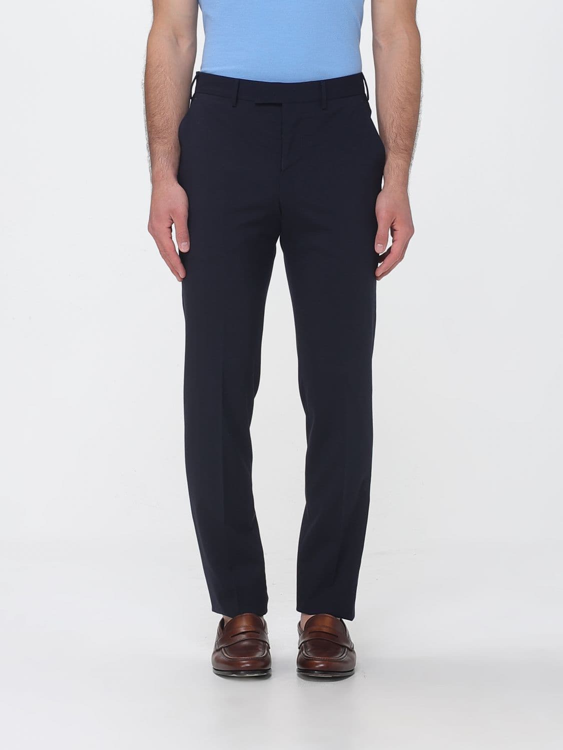 Pt Torino Wool Blend Tailored Trousers