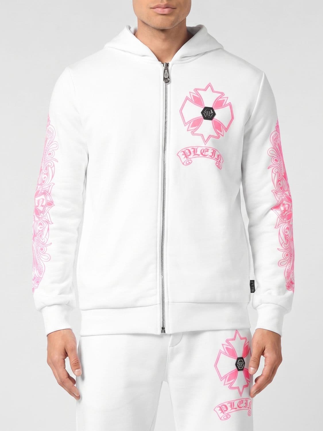 Philipp Plein Cotton Hoodie with Logo